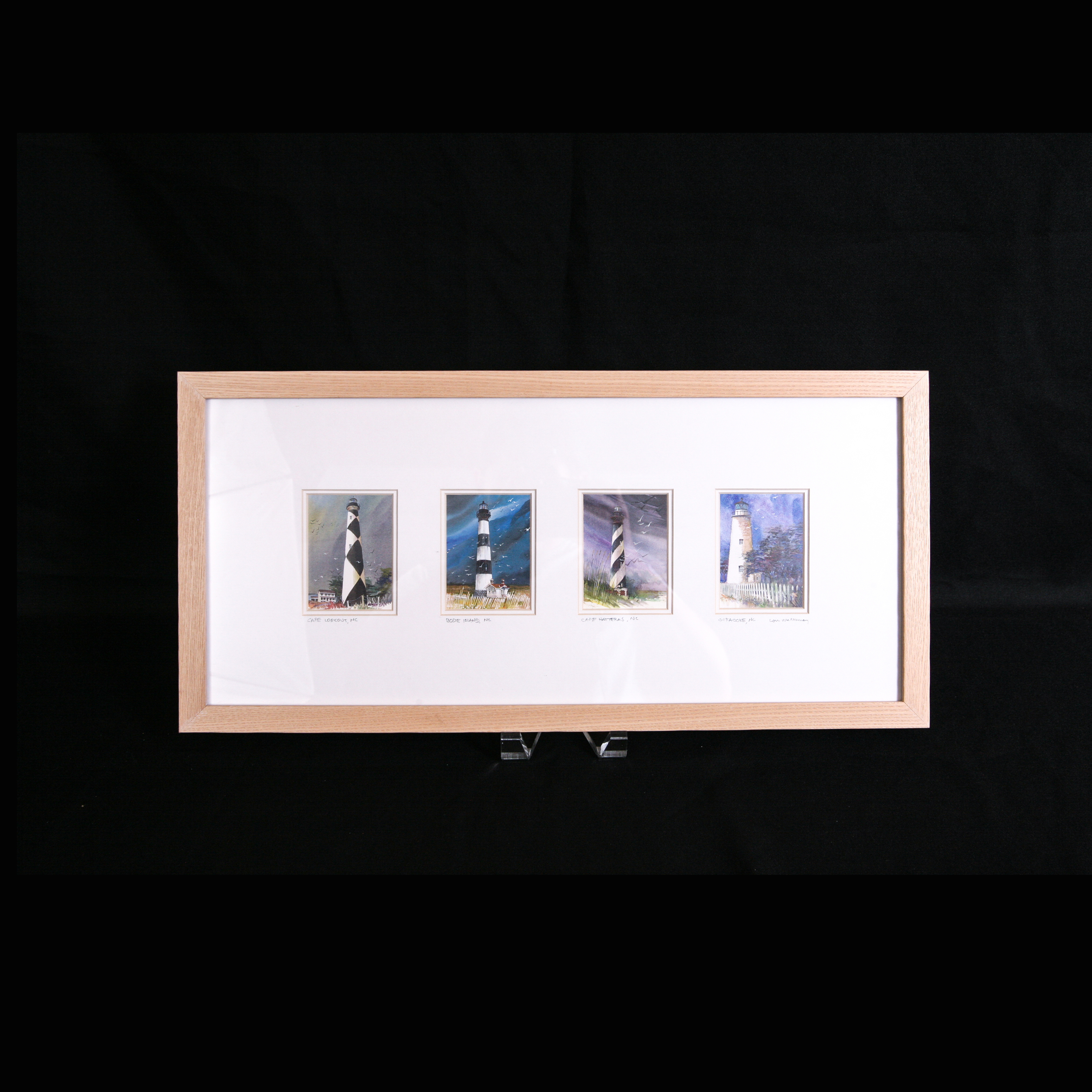 Signed Lou McMurray Light House Prints