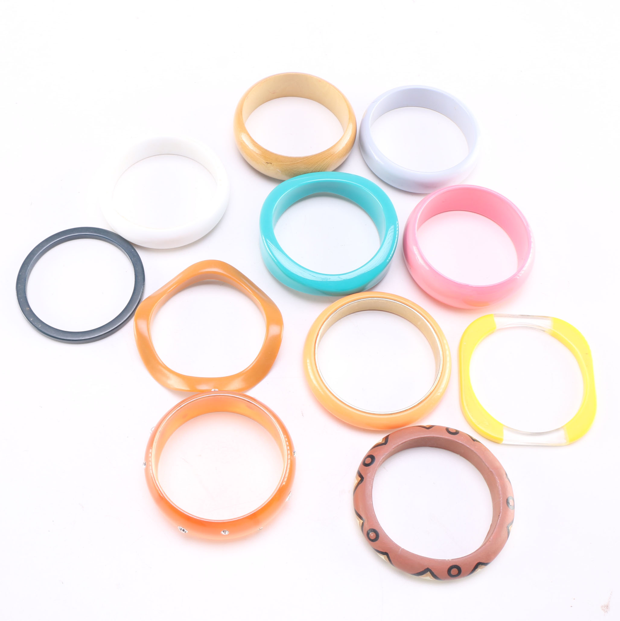 Assortment of Plastic Bangles