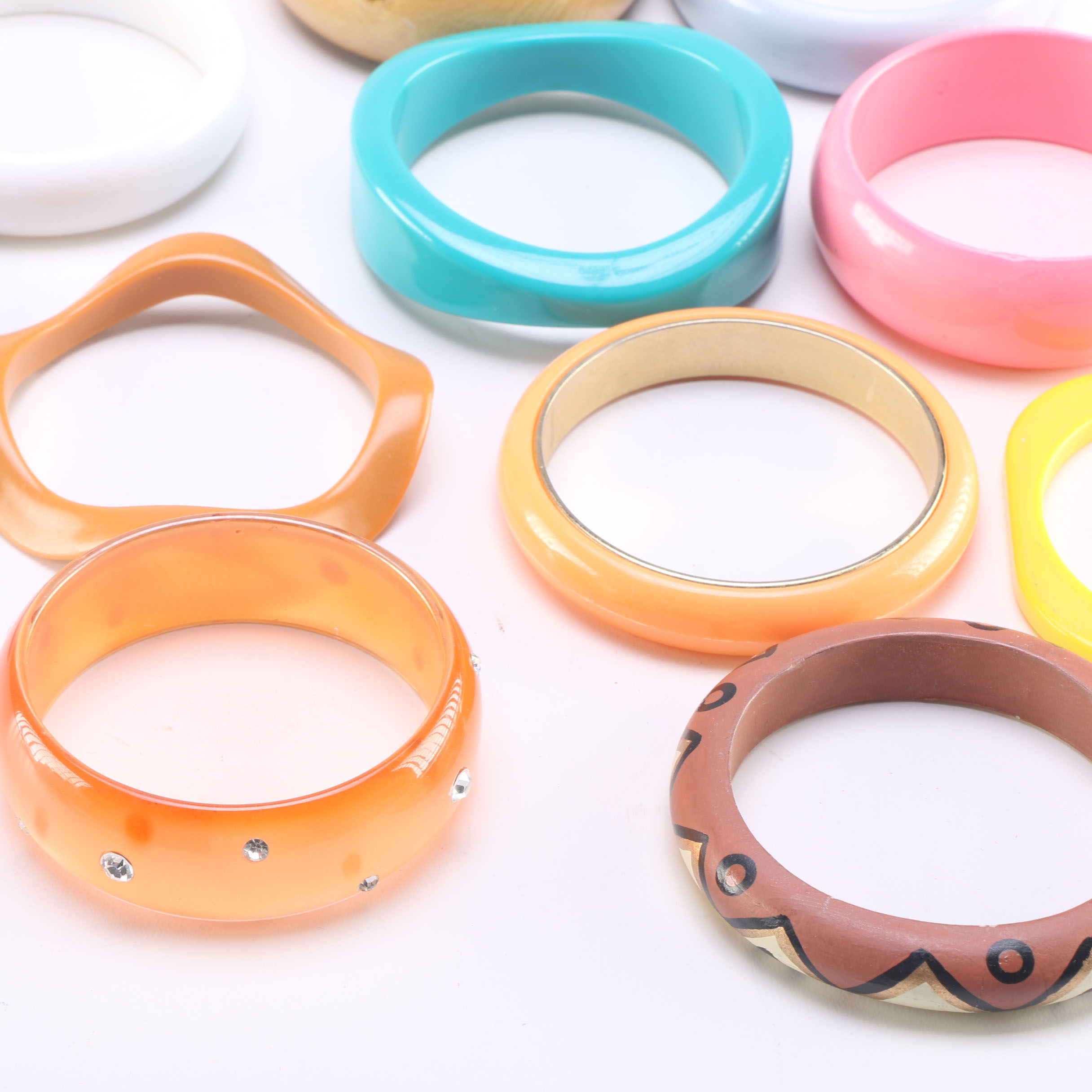 Assortment of Plastic Bangles
