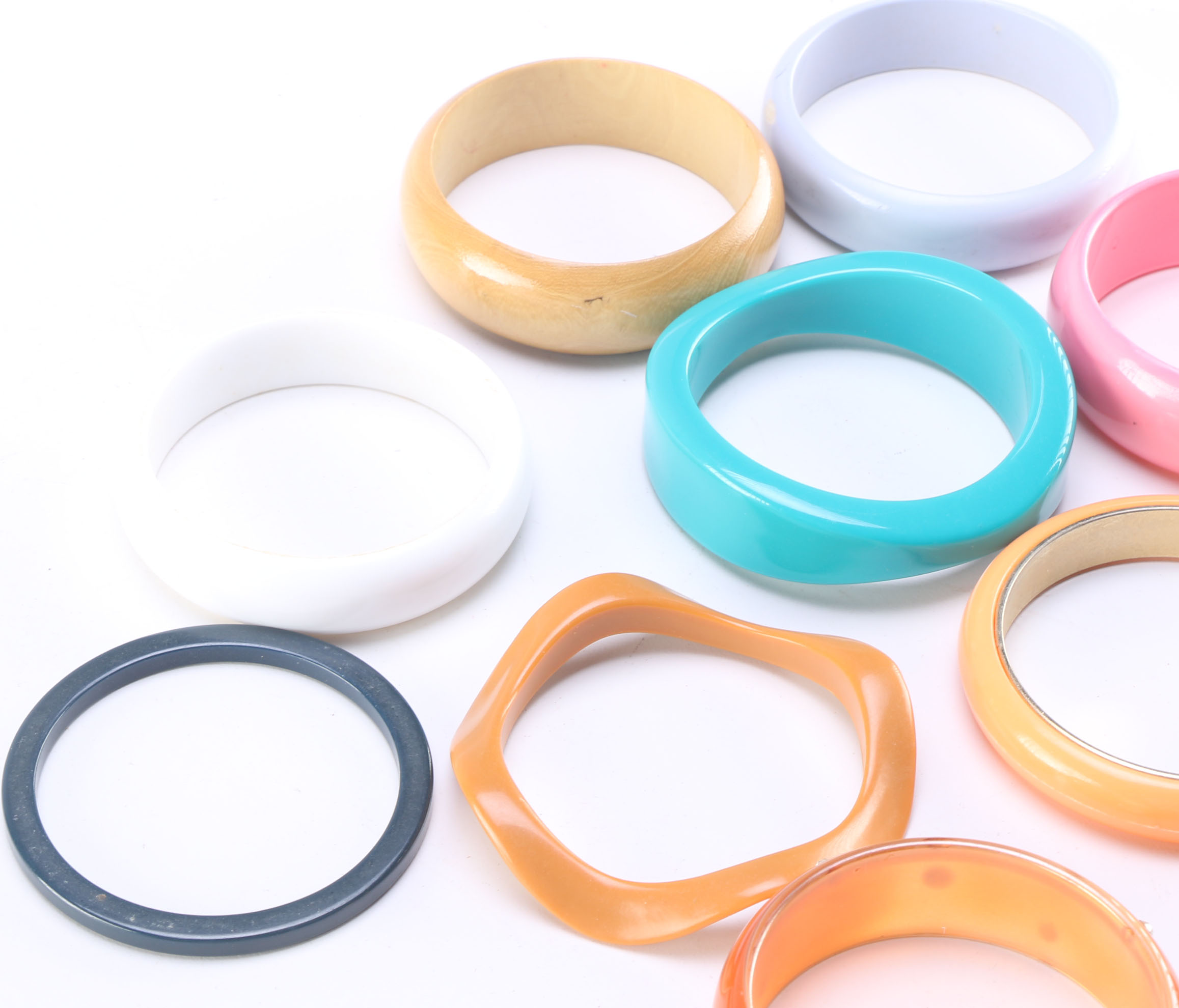 Assortment of Plastic Bangles