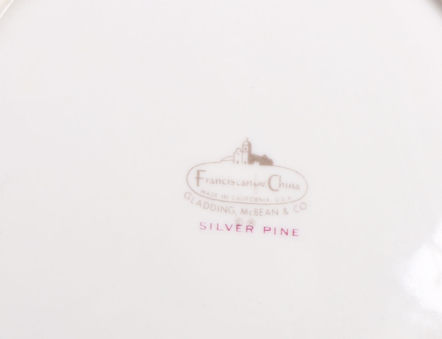 Franciscan "Silver Pine" China Set