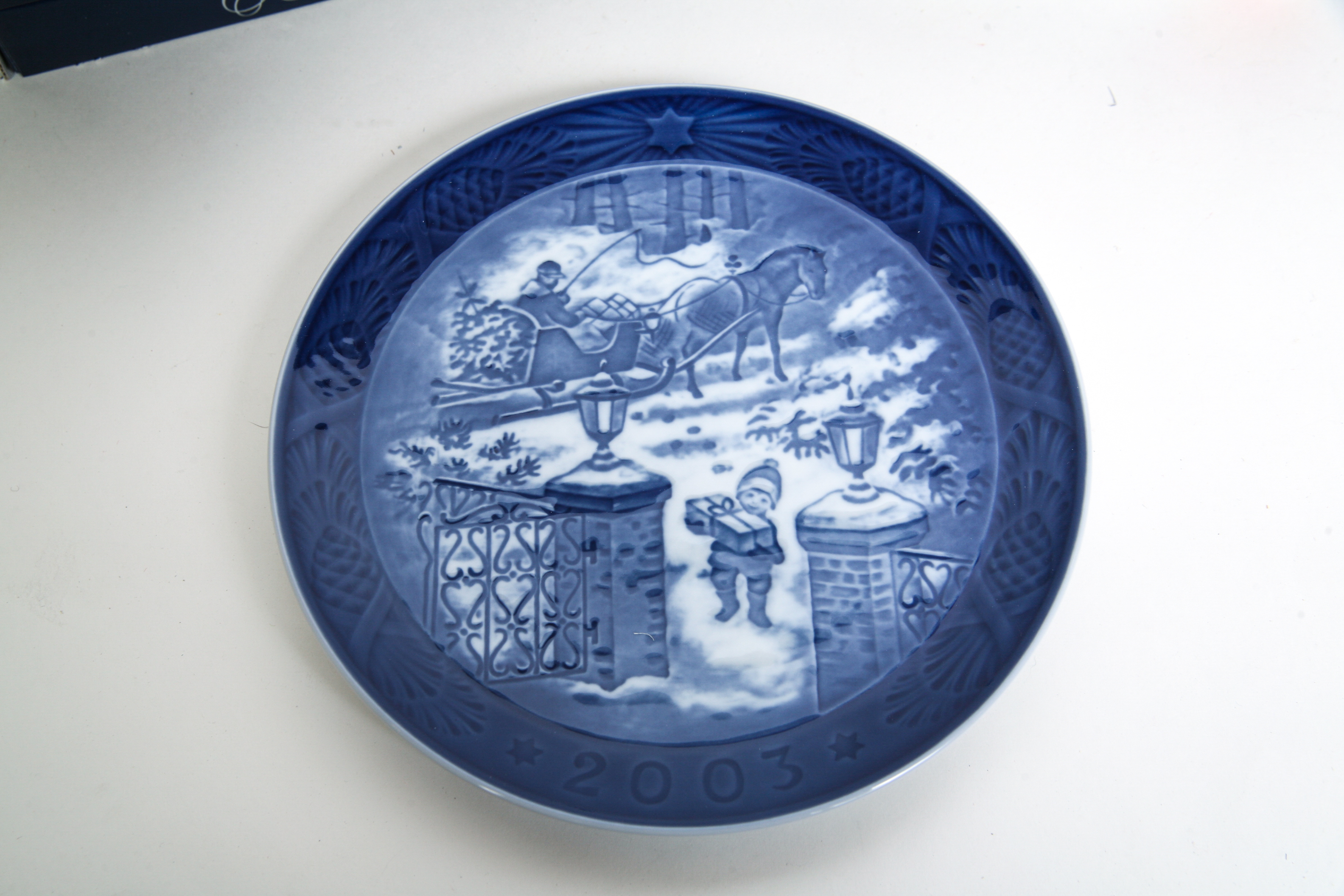 Seven 2000-2005 Royal Copenhagen Collector's Christmas Plates