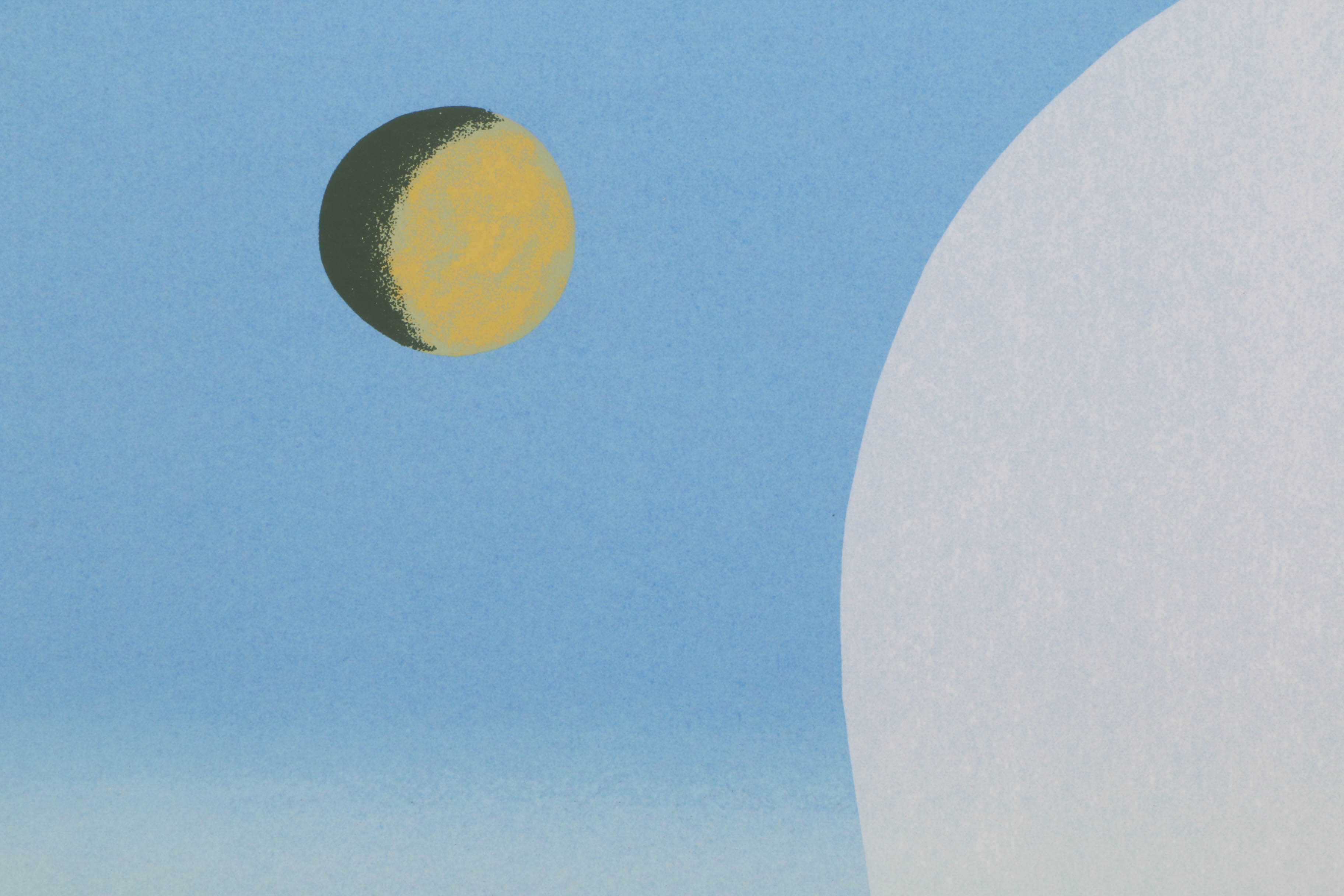 Clarence Holbrook Carter Signed Limited Edition Serigraph "Untitled - The Watcher"