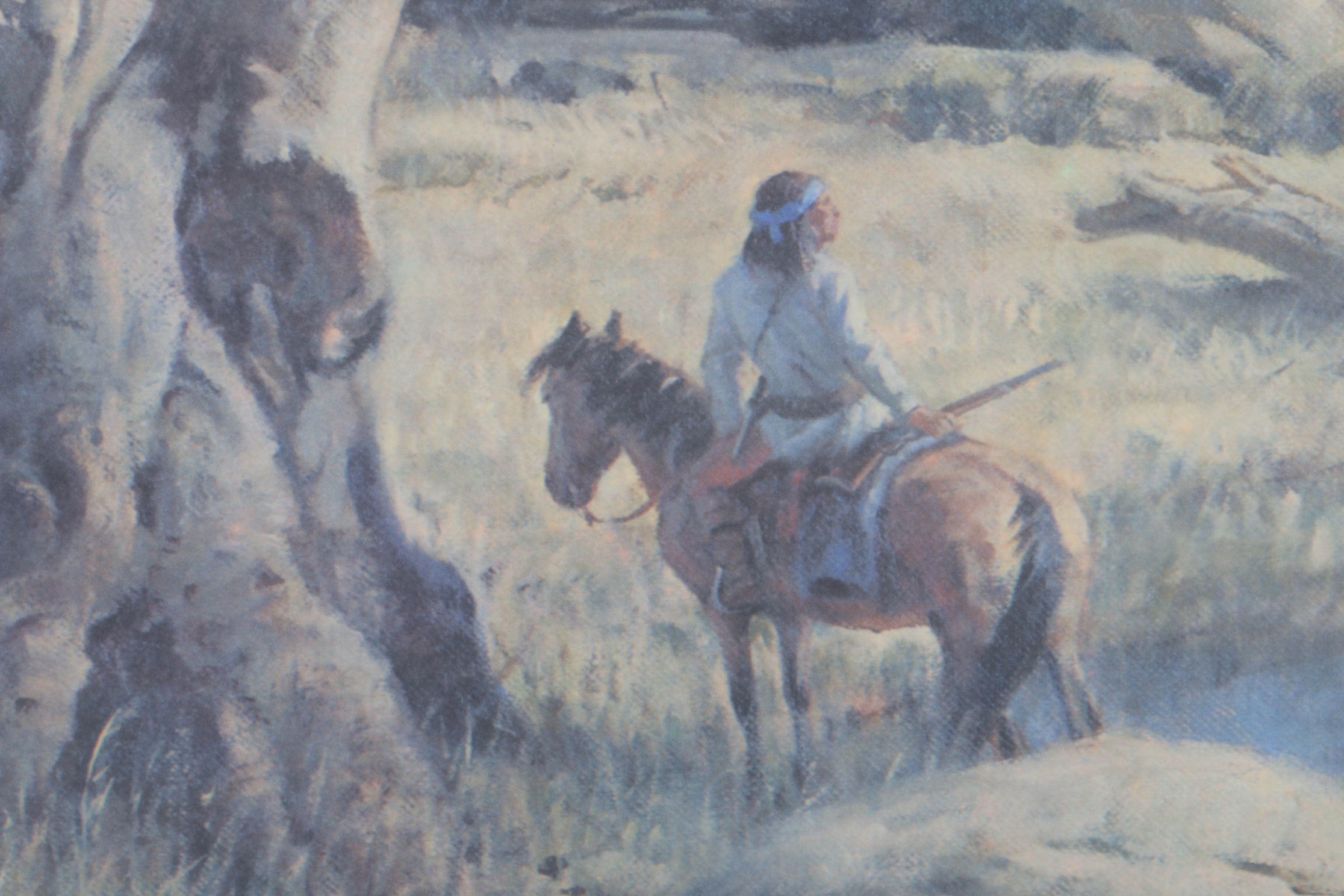 Duane Dryers Signed Artist Proof Lithograph "Vantage Point"