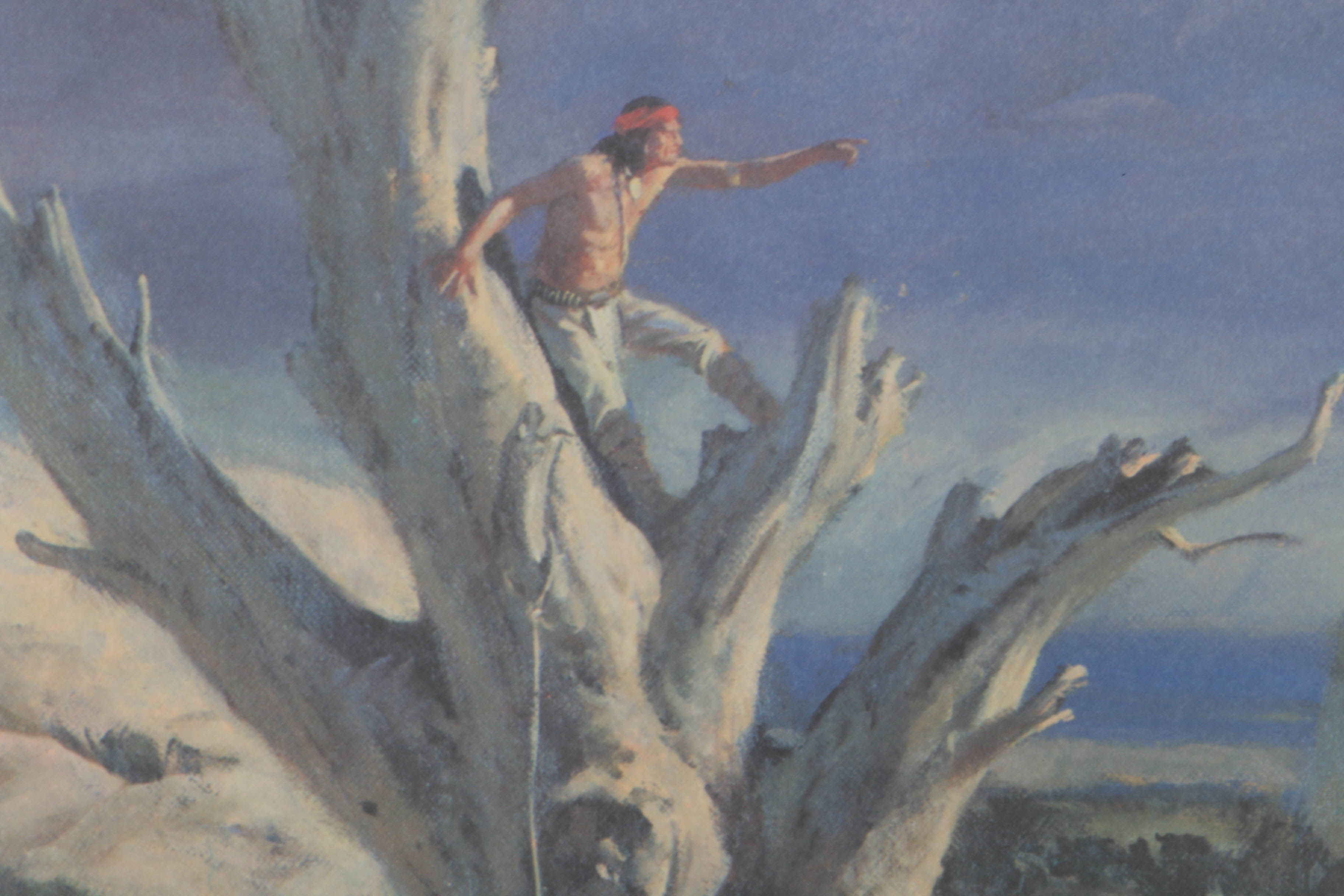 Duane Dryers Signed Artist Proof Lithograph "Vantage Point"