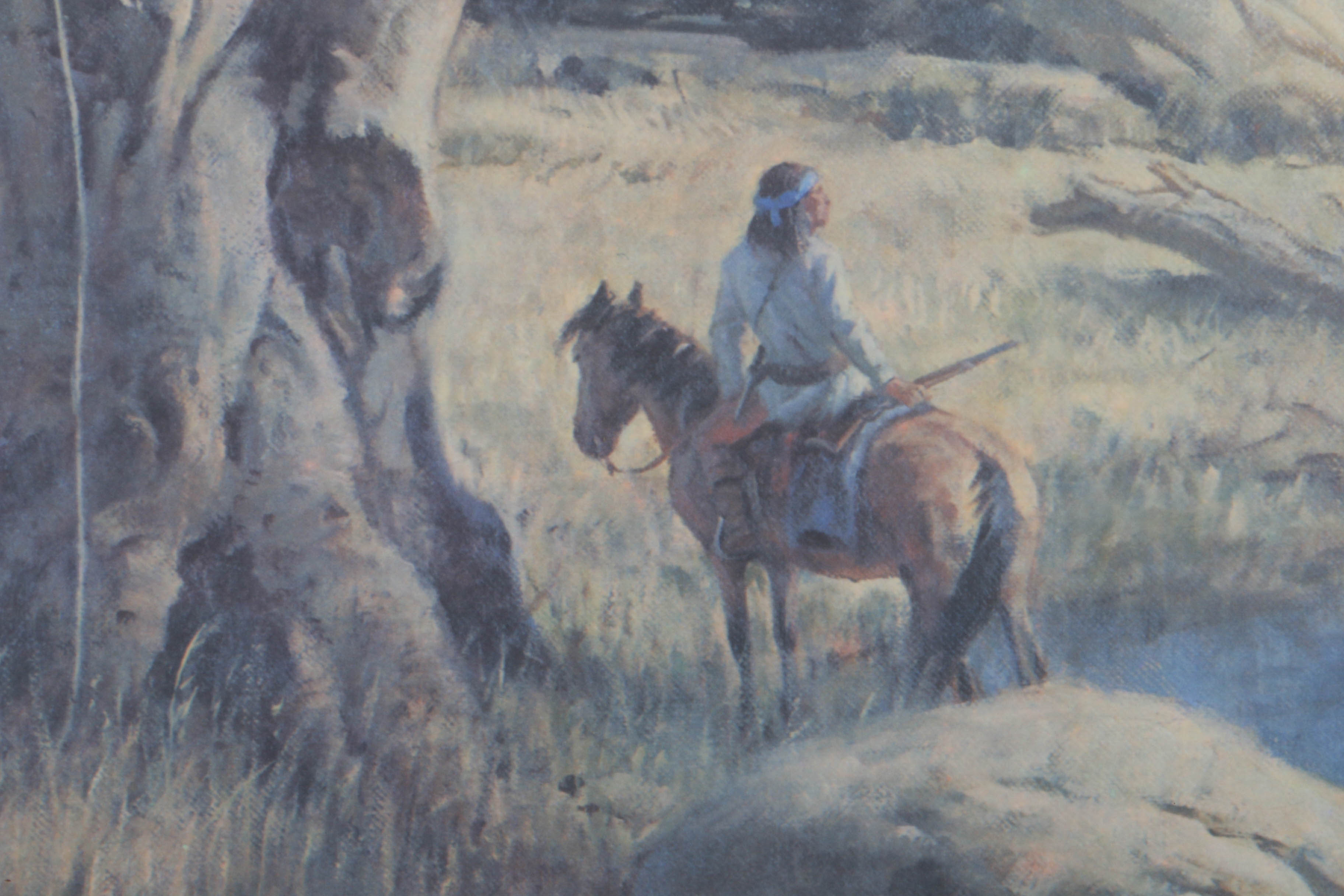 Duane Dryers Signed Artist Proof Lithograph "Vantage Point"