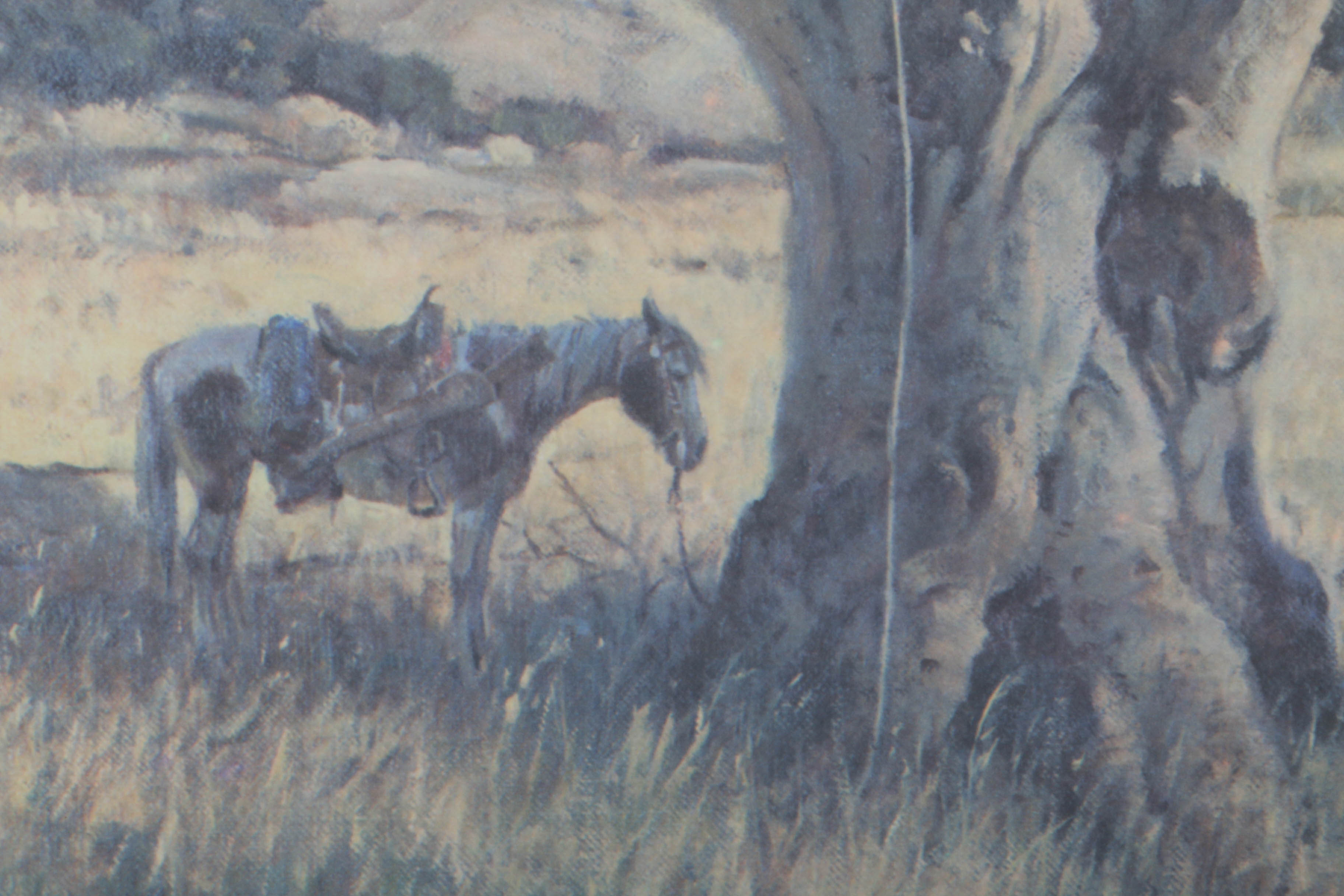 Duane Dryers Signed Artist Proof Lithograph "Vantage Point"