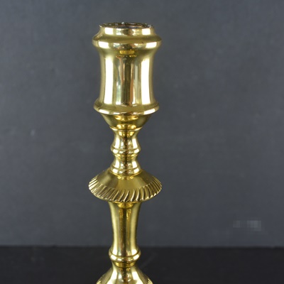Brass Table Lamp and Candlesticks