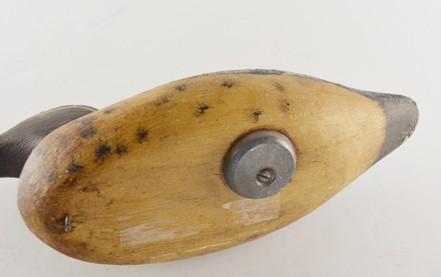 Weighted Painted Wood Duck Decoy