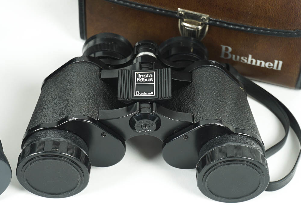 Pair of Bushnell and Jason Binoculars with Cases