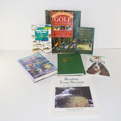 Hobby Books on Fishing, Golf, Guns and Dogs