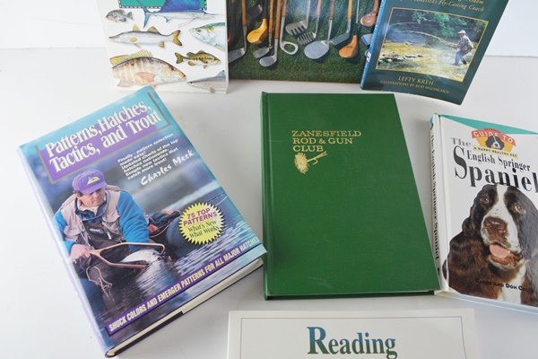 Hobby Books on Fishing, Golf, Guns and Dogs