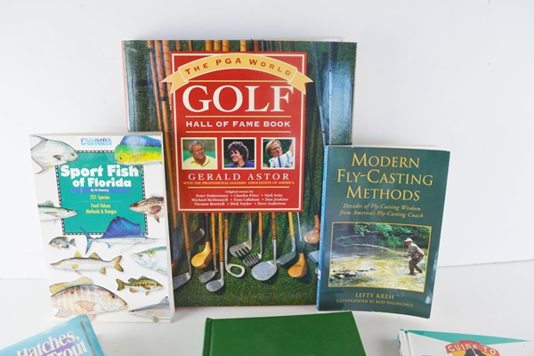 Hobby Books on Fishing, Golf, Guns and Dogs
