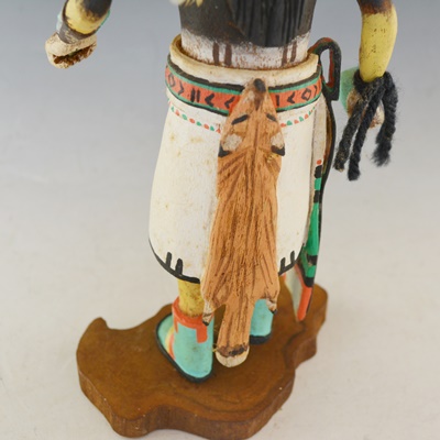 Angukchina "Longhair Kachina" Wood Carved Figure