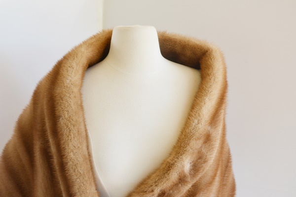Gidding Jenny Mink Fur Shawl