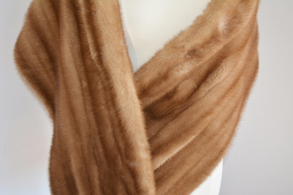 Gidding Jenny Mink Fur Shawl