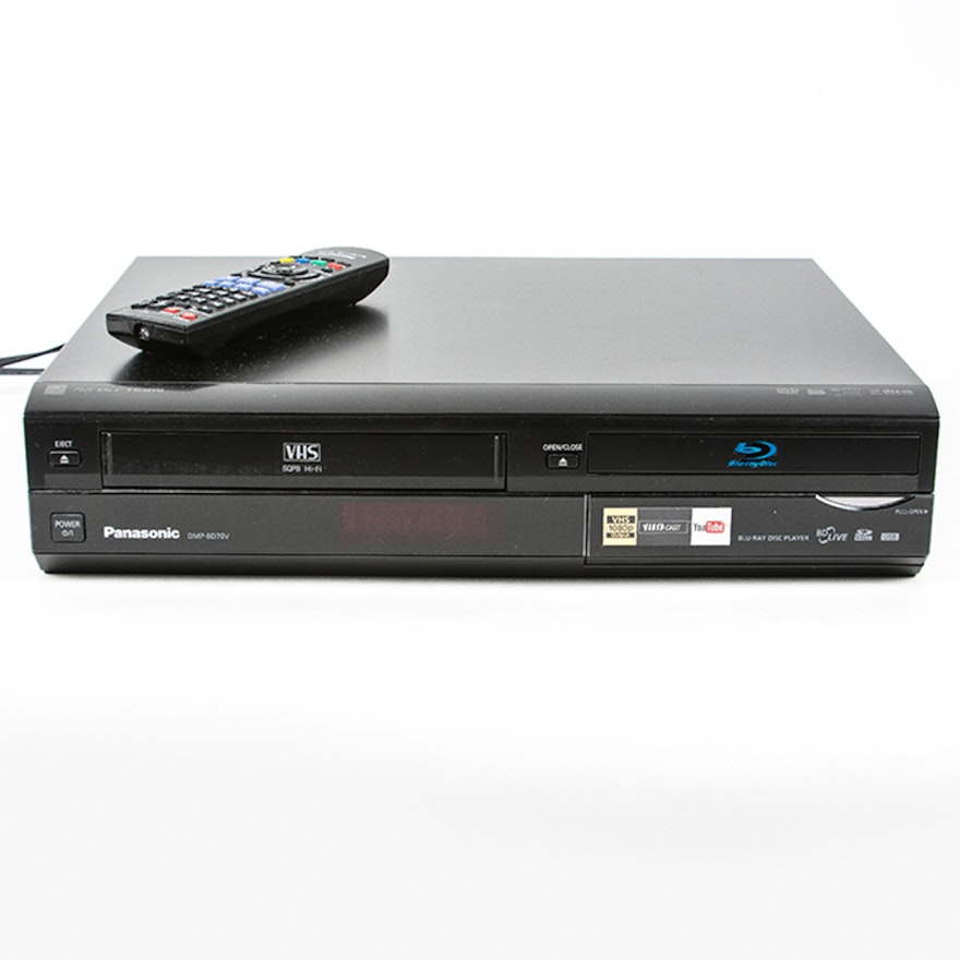 Panasonic DMP-BD70V Dual Blu-ray and VHS Deck