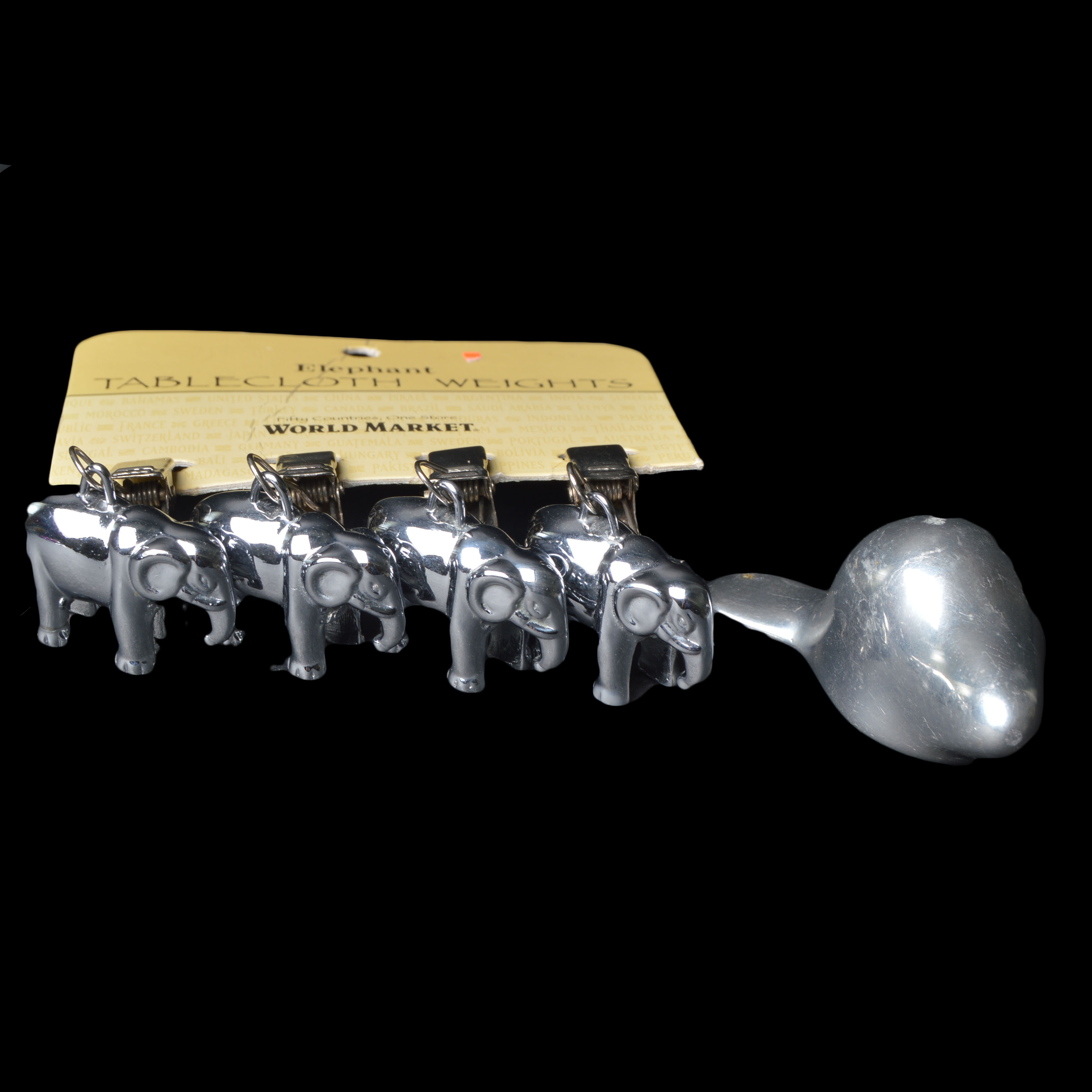 Silver Tone Animal Motif Home Decor