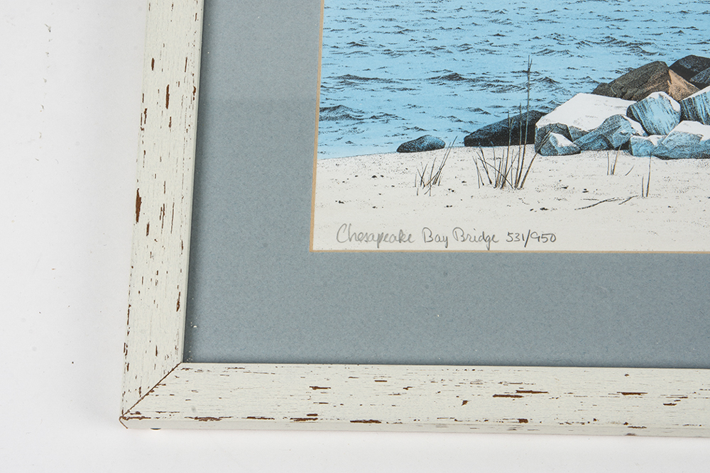 Paul DeRemigis Jr. "Chesapeake Bay Bridge" Signed Print