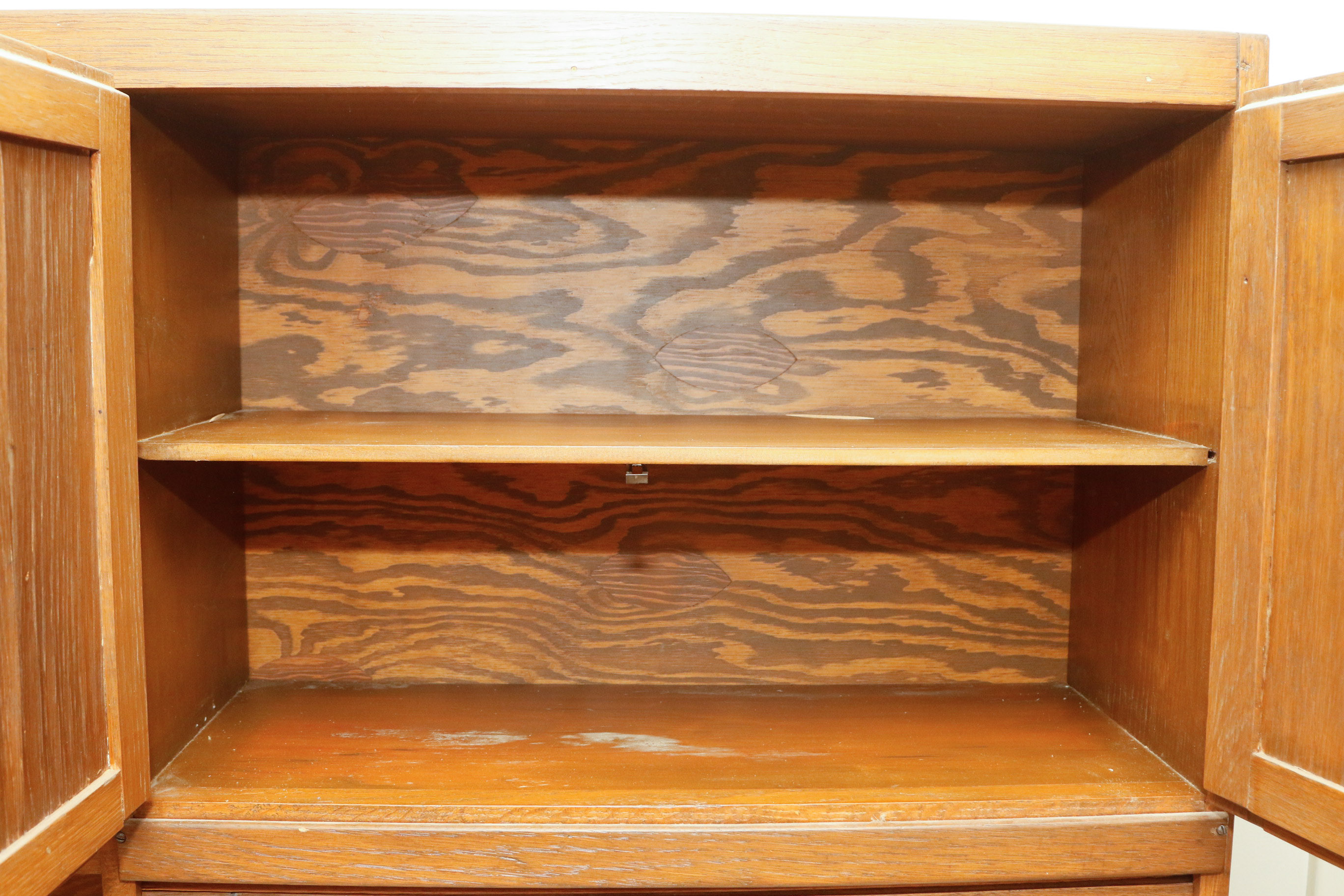 Antique Oak Hoosier Cabinet