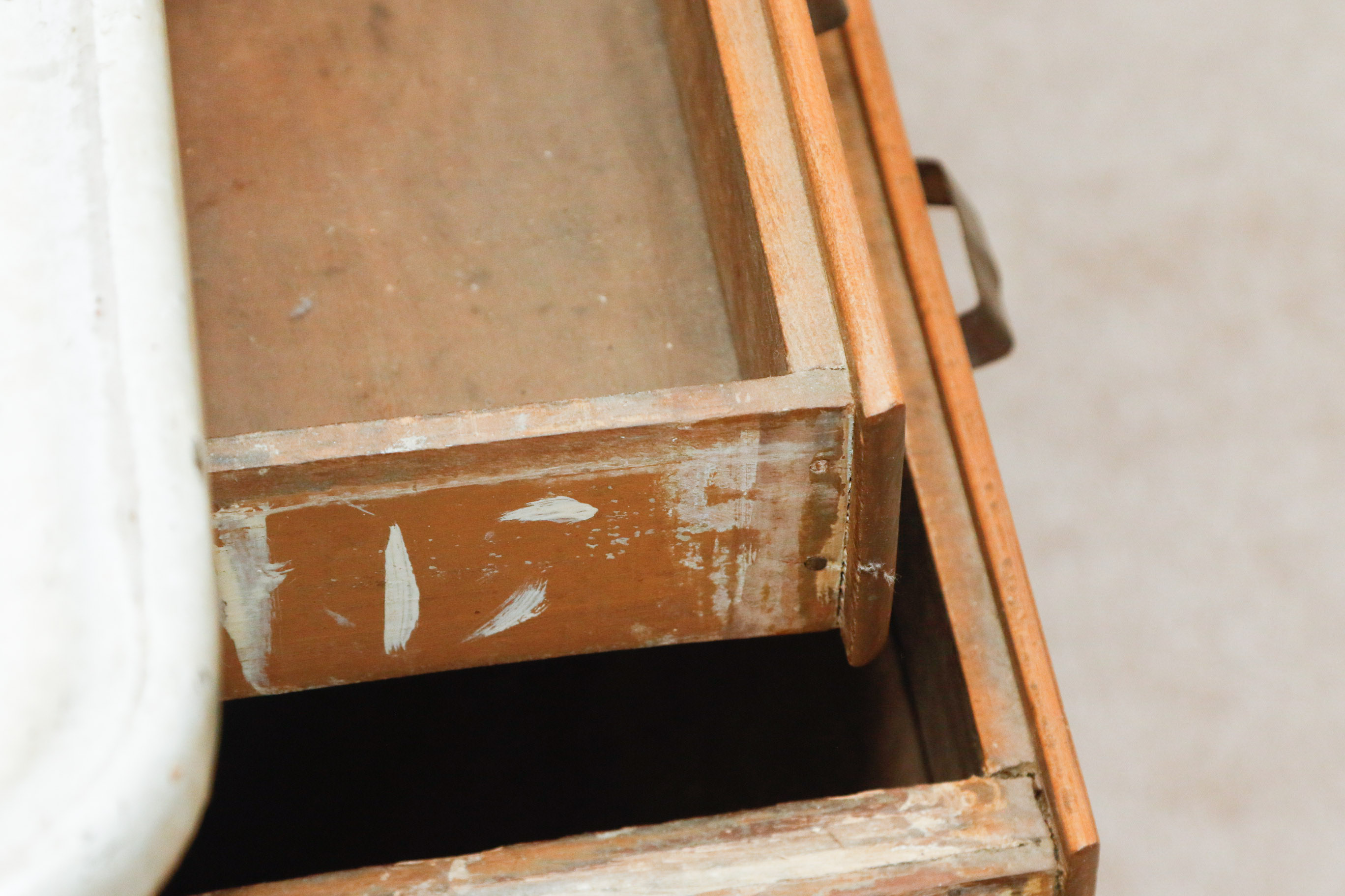 Antique Oak Hoosier Cabinet