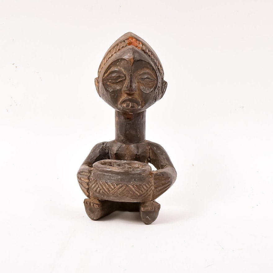 Small Carved Luba 'Mboko' Sculpture