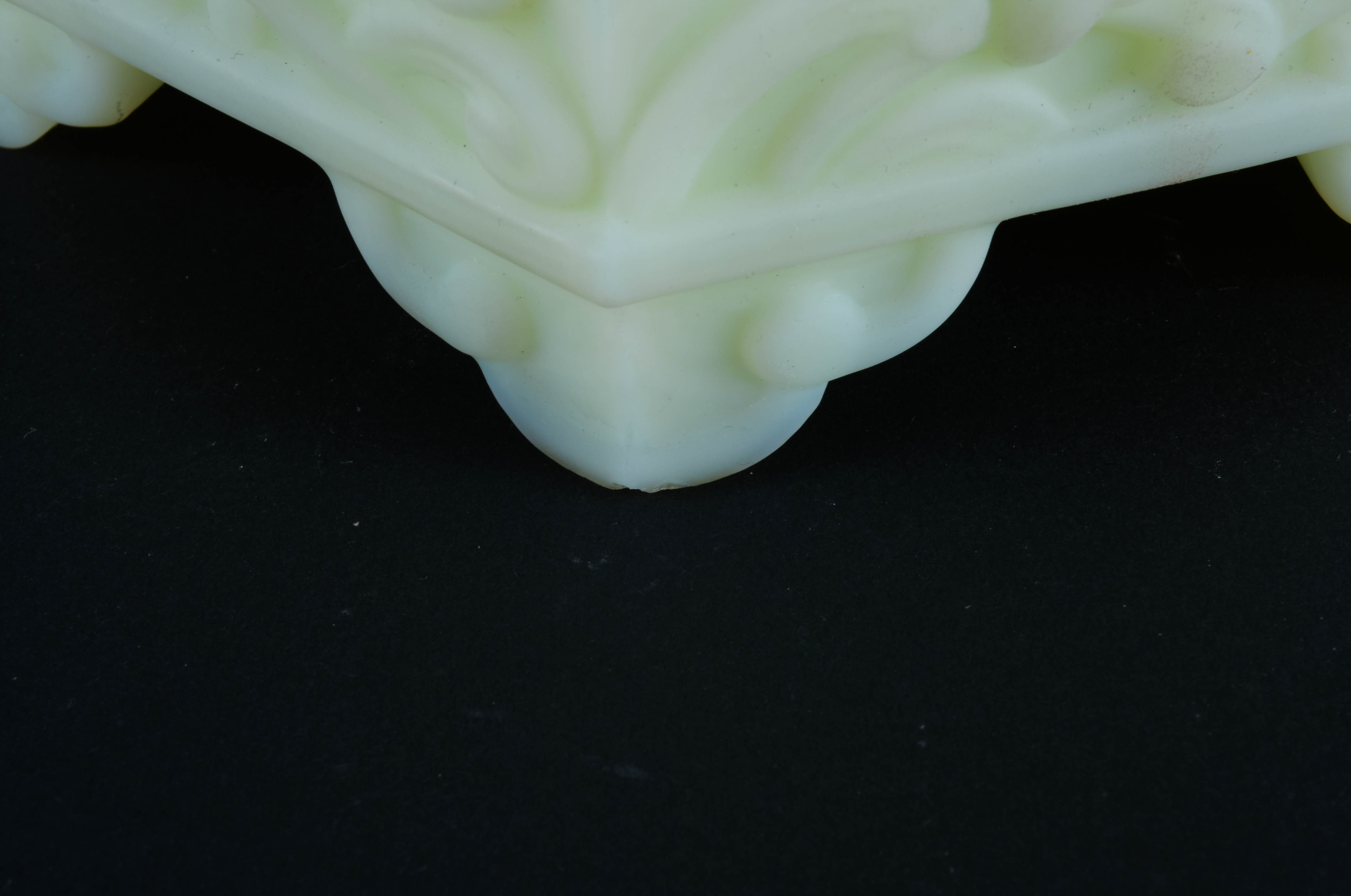 Vintage Fenton Green Glass Vases