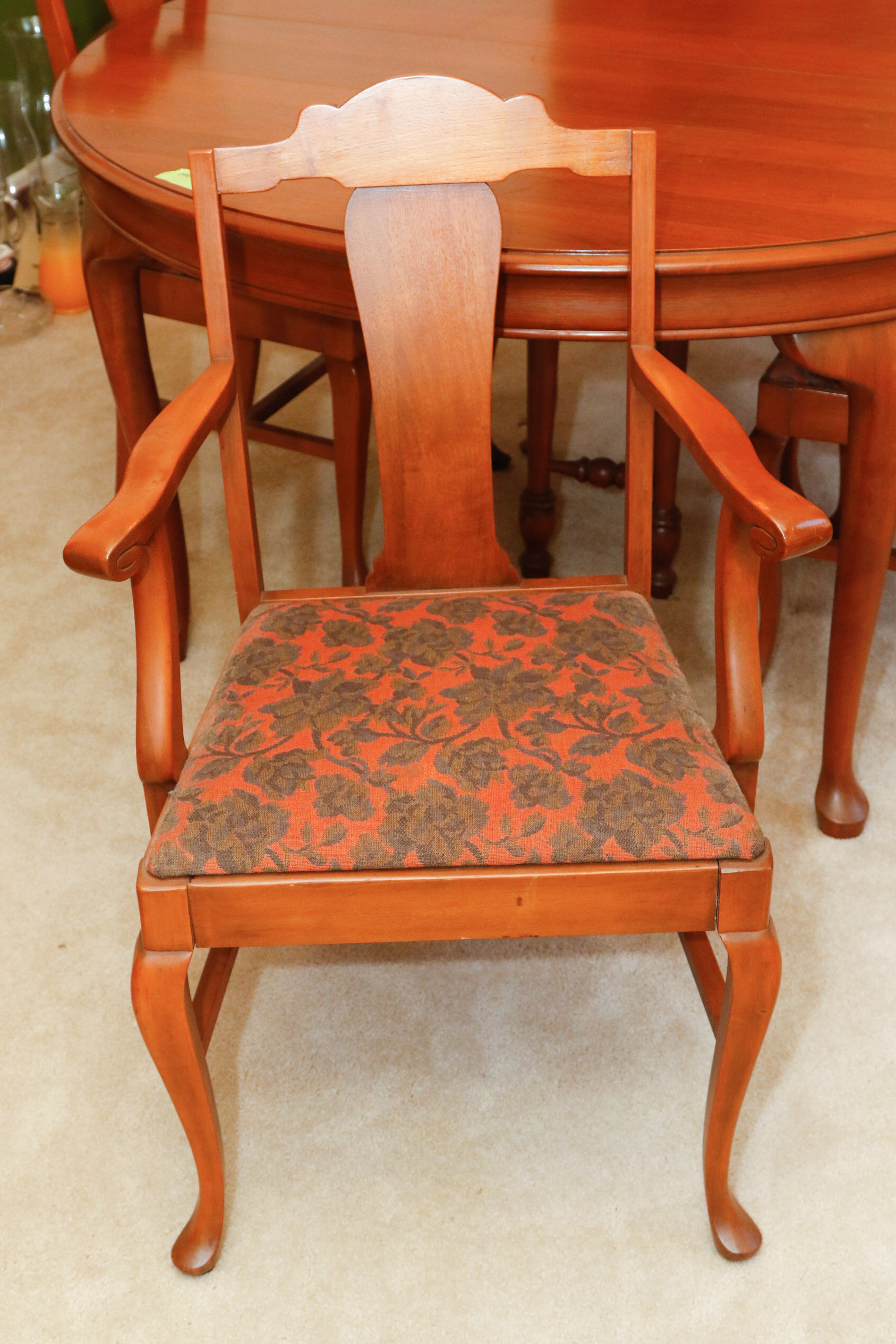 Vintage Ethan Allen Baumritter Heirloom Maple Birch Dining Set