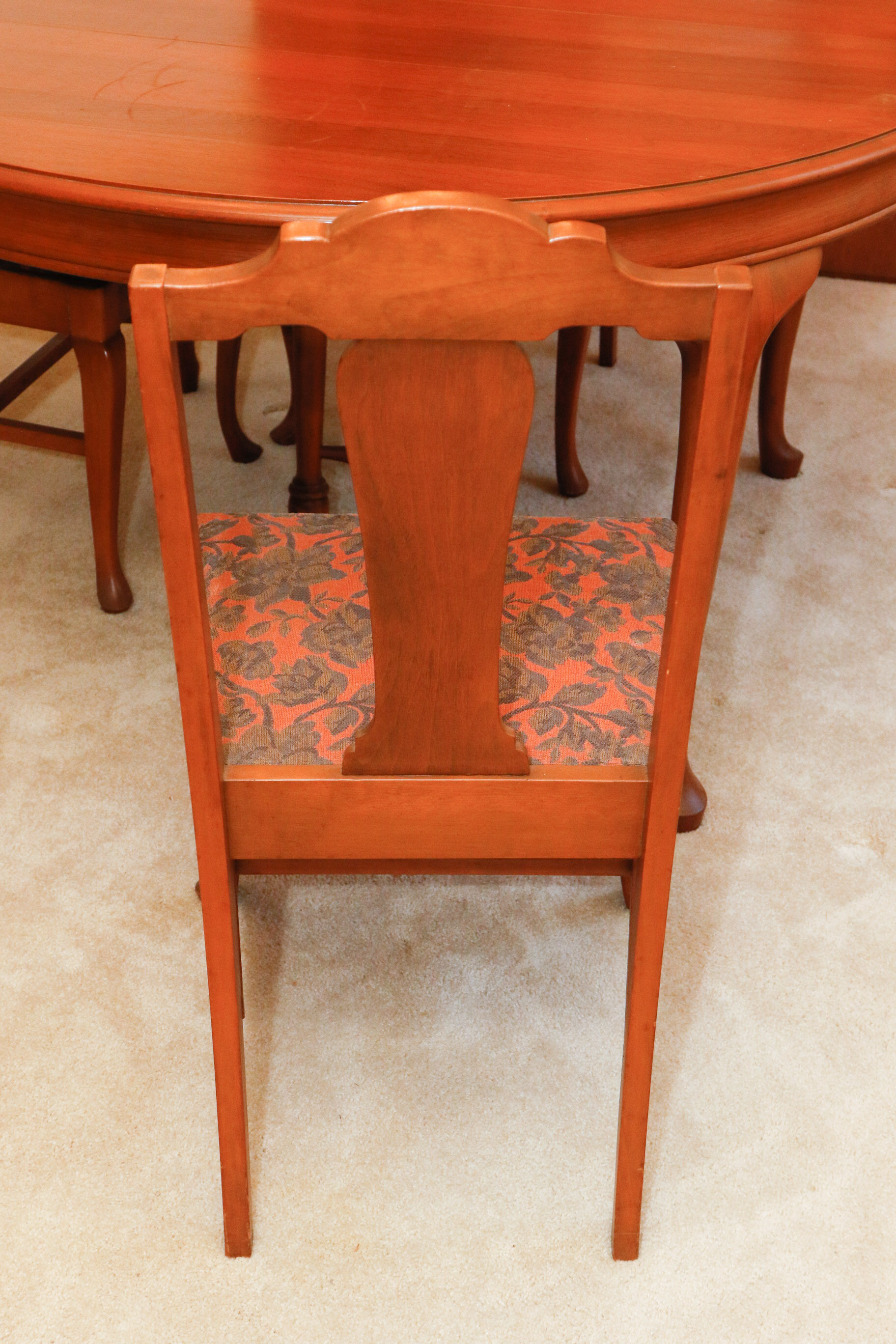 Vintage Ethan Allen Baumritter Heirloom Maple Birch Dining Set