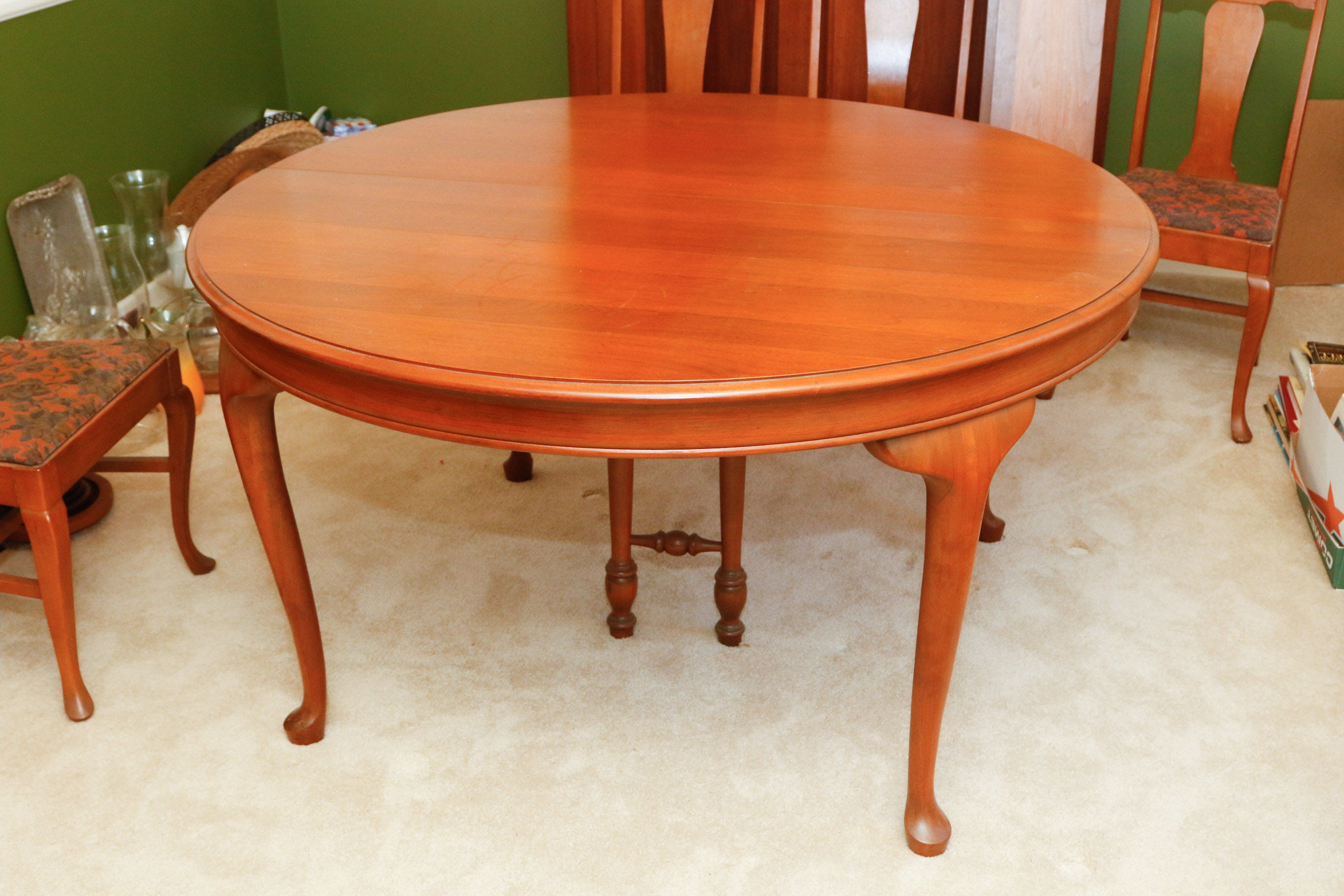 Vintage Ethan Allen Baumritter Heirloom Maple Birch Dining Set