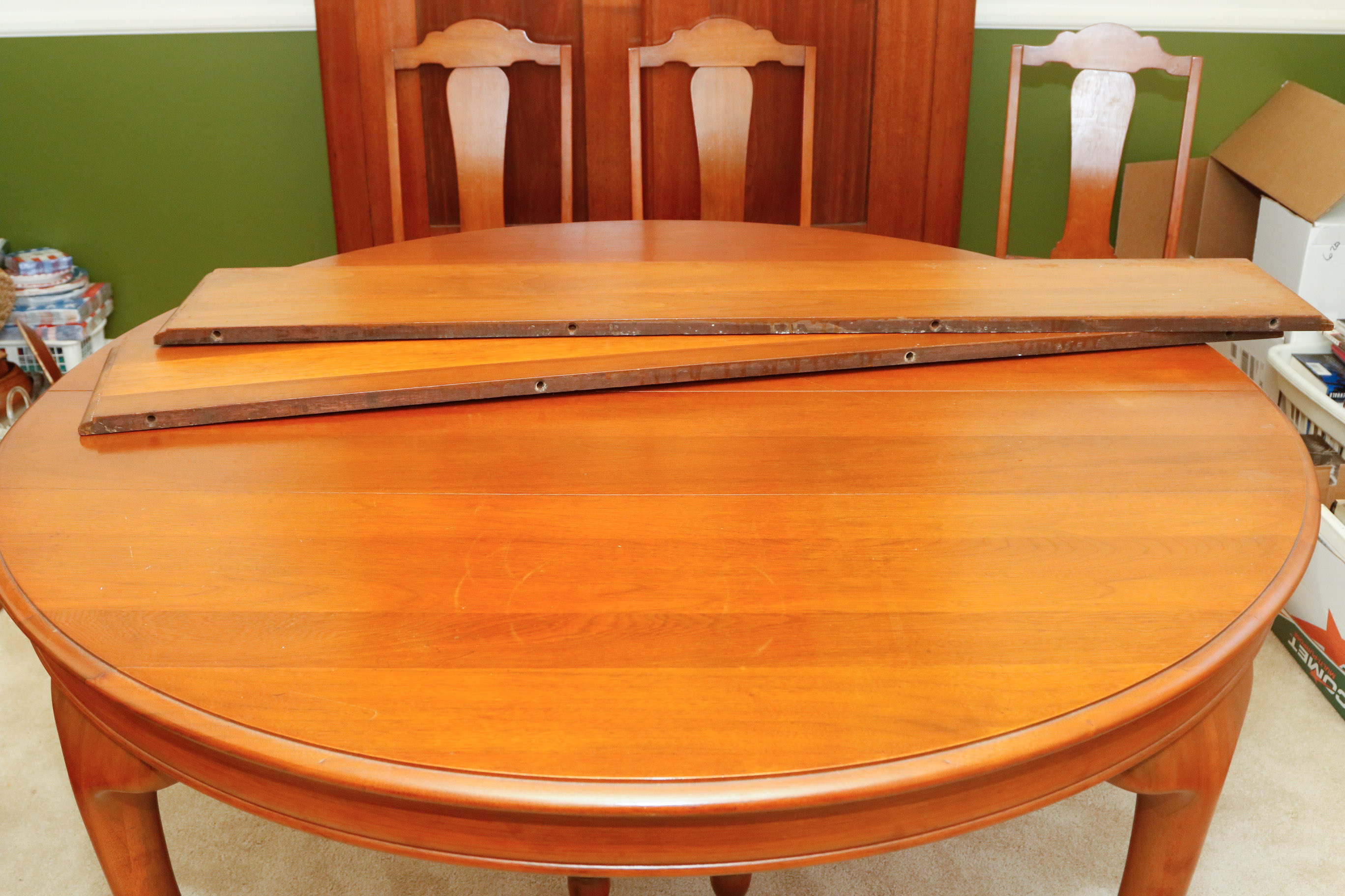 Vintage Ethan Allen Baumritter Heirloom Maple Birch Dining Set