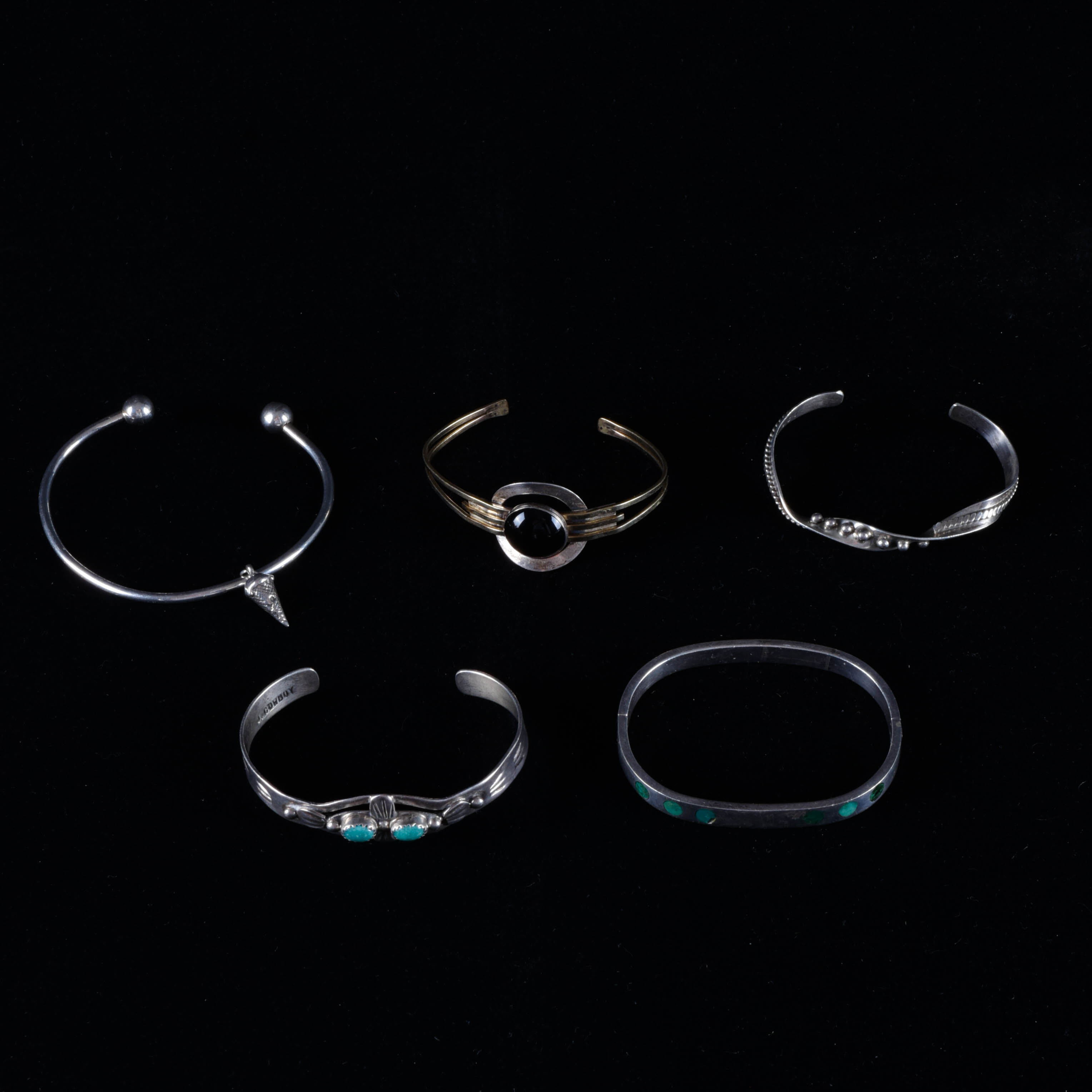 Collection of Sterling Silver Bracelets