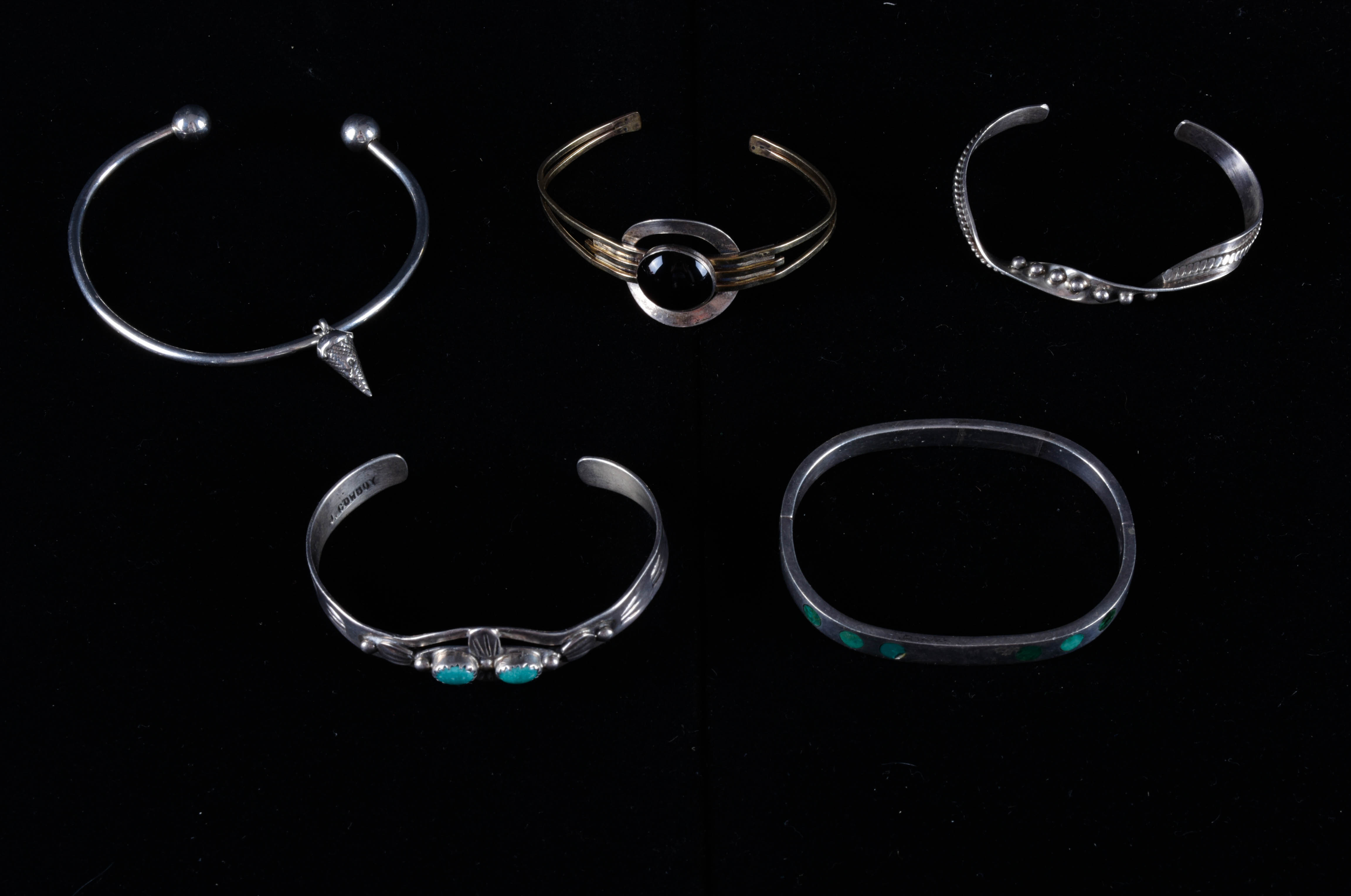 Collection of Sterling Silver Bracelets