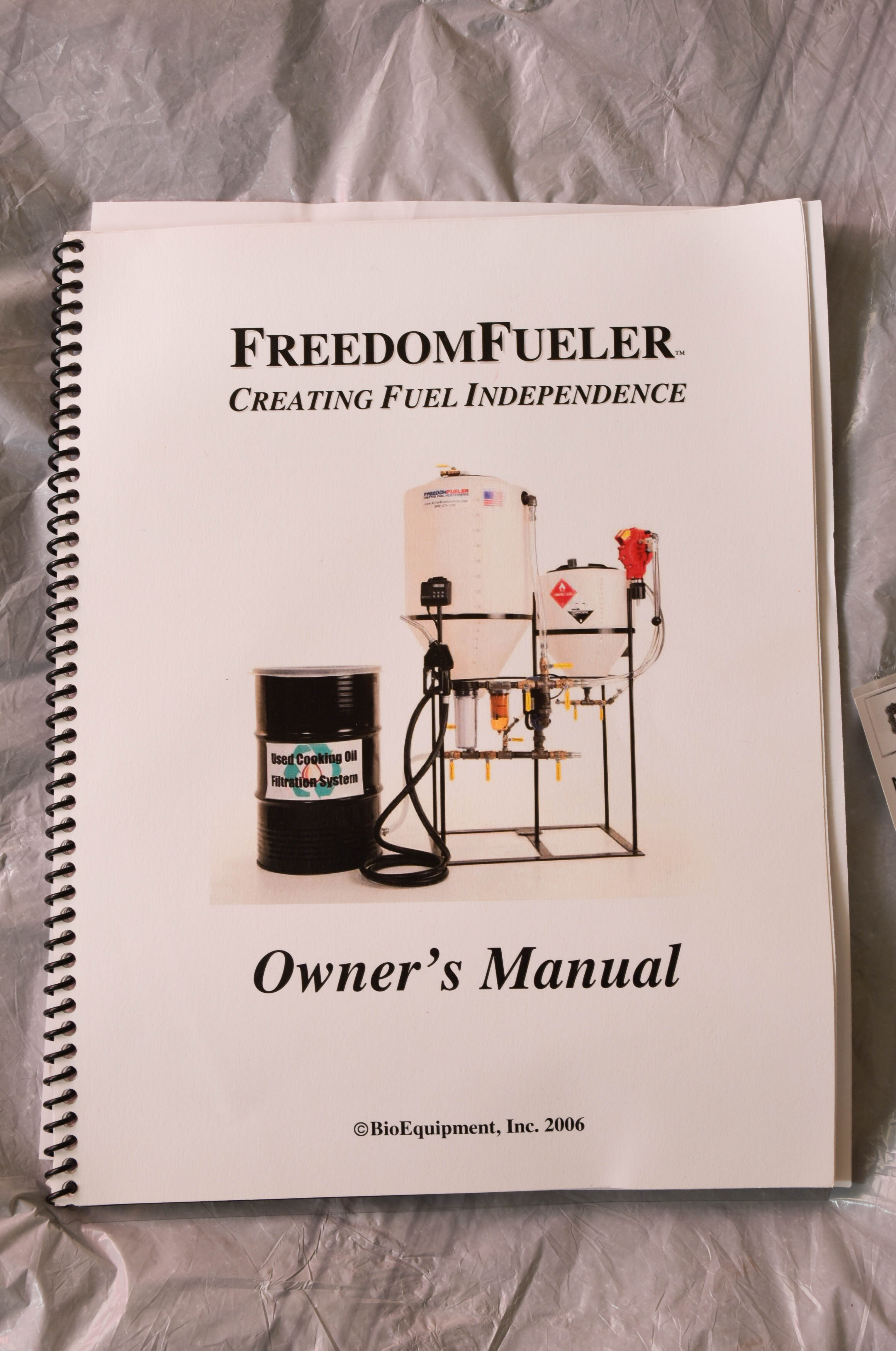 Freedom Fueler Used Cooking Oil Biodiesel Filtration System