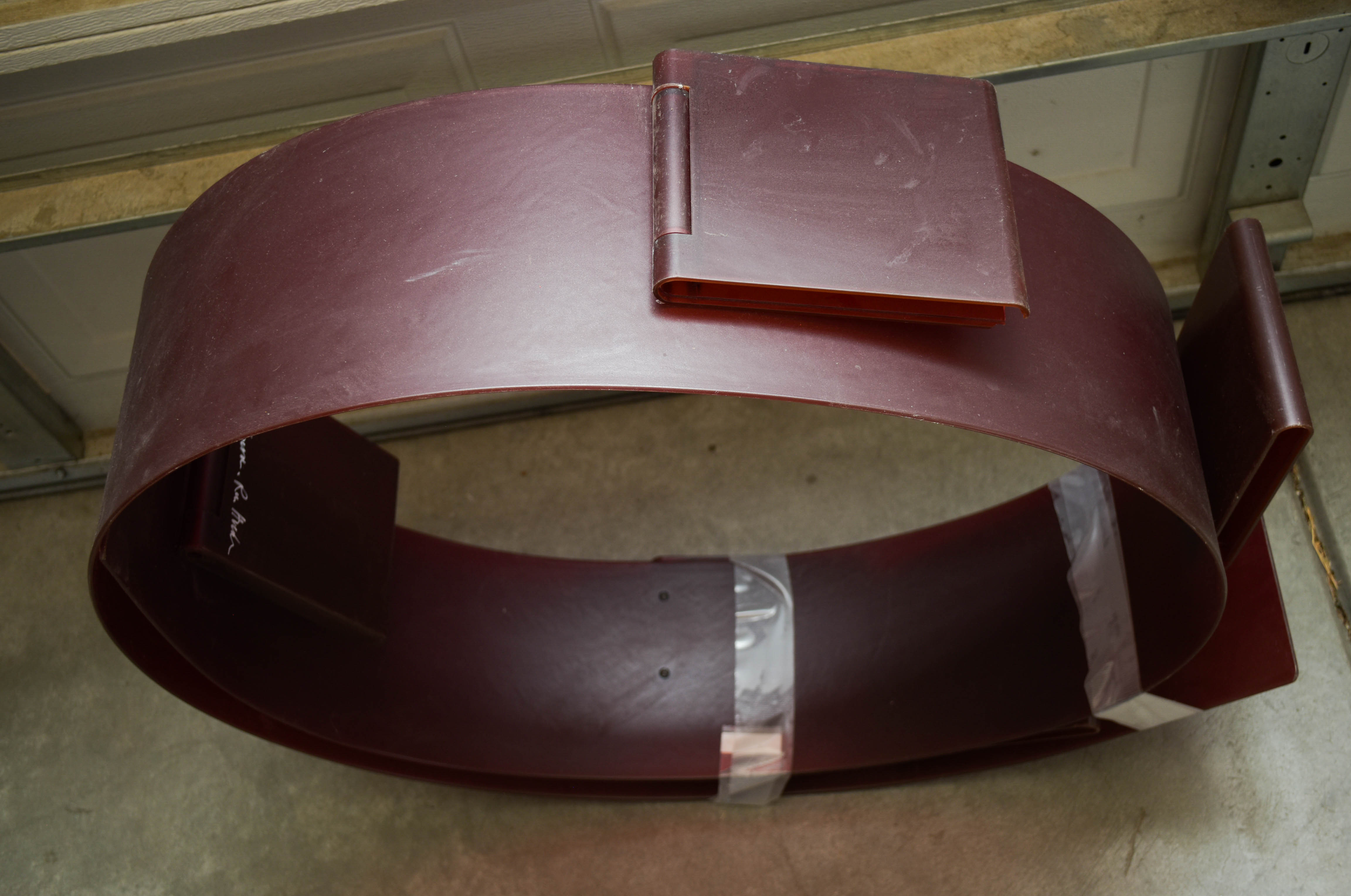 Handmade Modern Floating Wall Shelf Signed By Artist