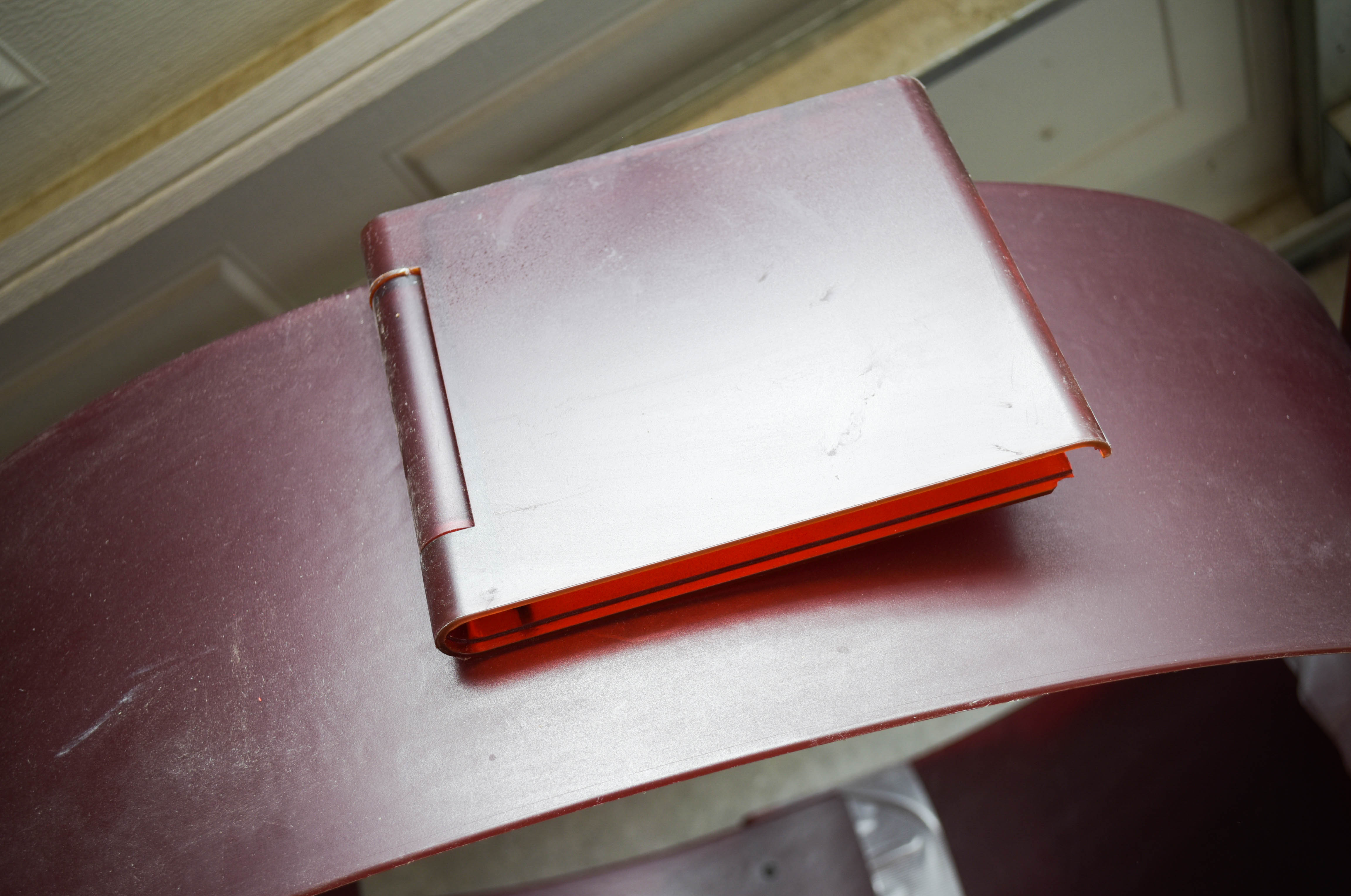 Handmade Modern Floating Wall Shelf Signed By Artist