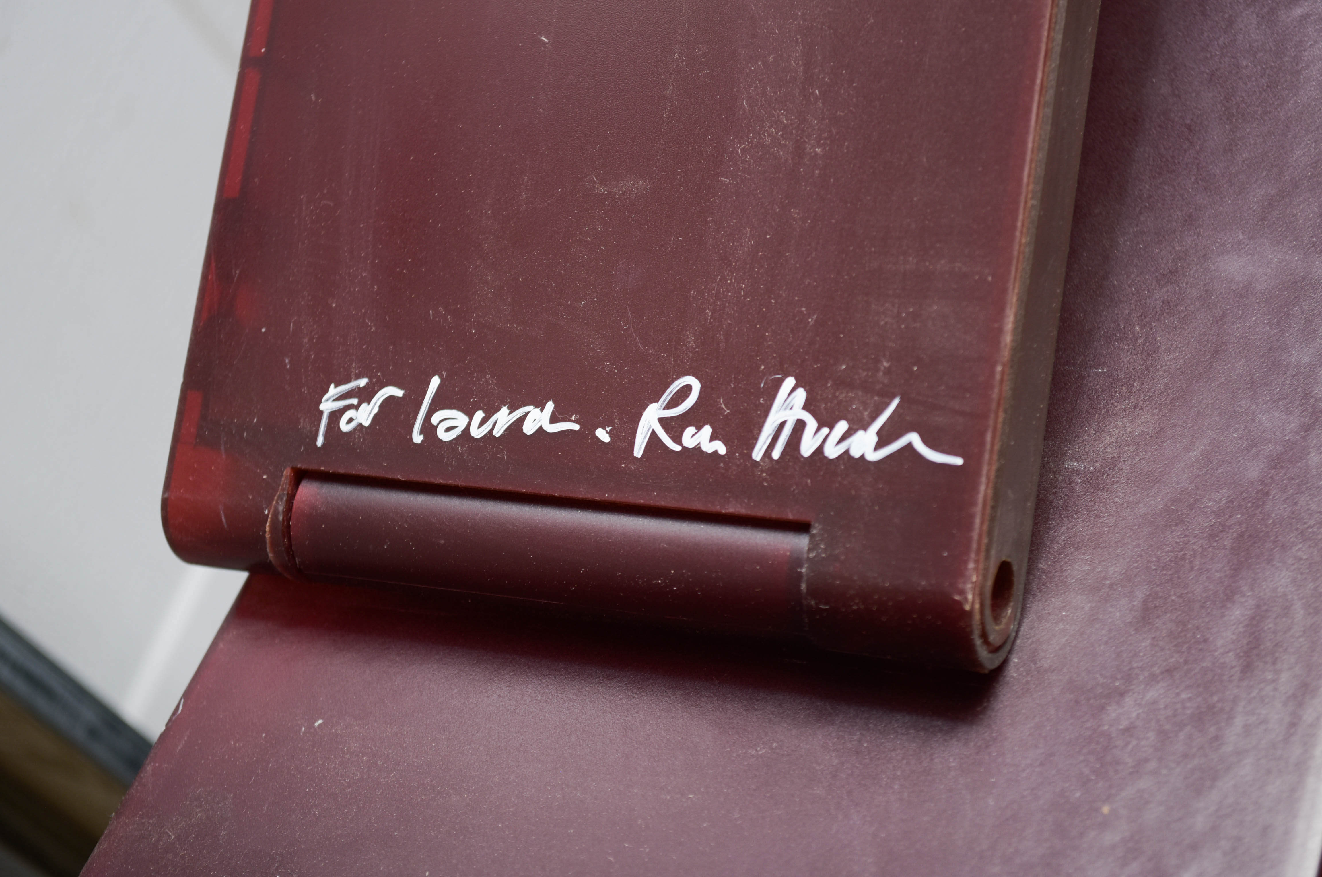 Handmade Modern Floating Wall Shelf Signed By Artist