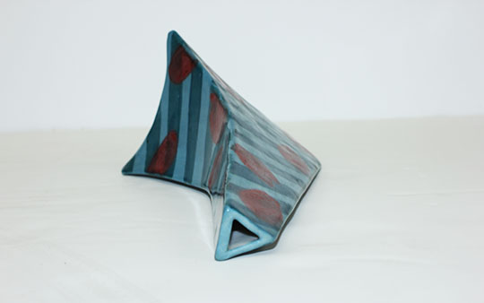 Signed Modern Sculptural Ceramic Vase