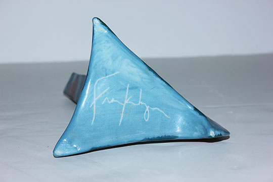 Signed Modern Sculptural Ceramic Vase