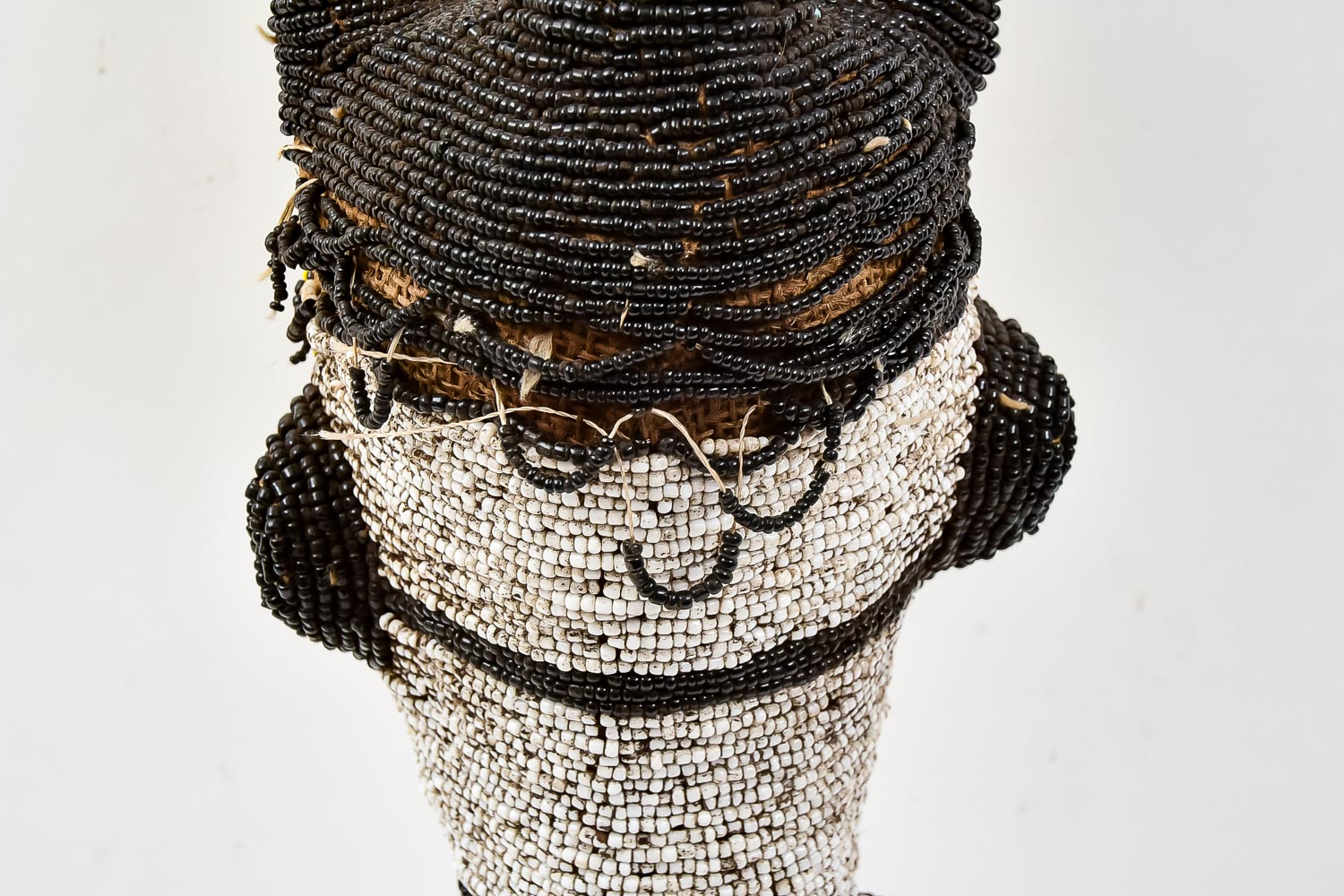 Bamileke Beaded African Sculpture
