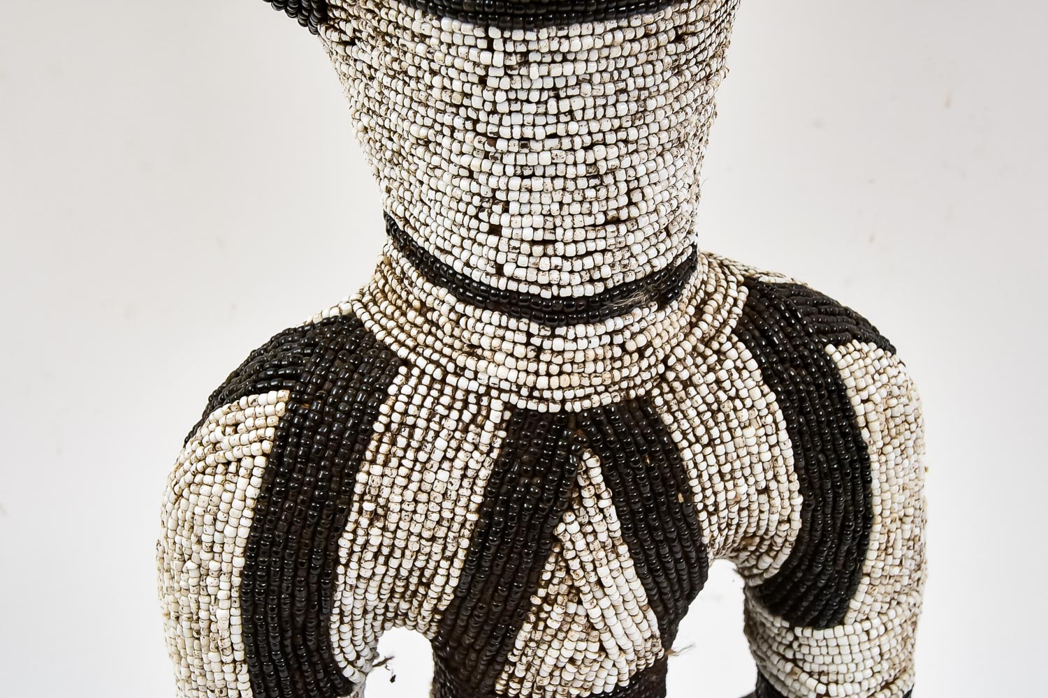 Bamileke Beaded African Sculpture
