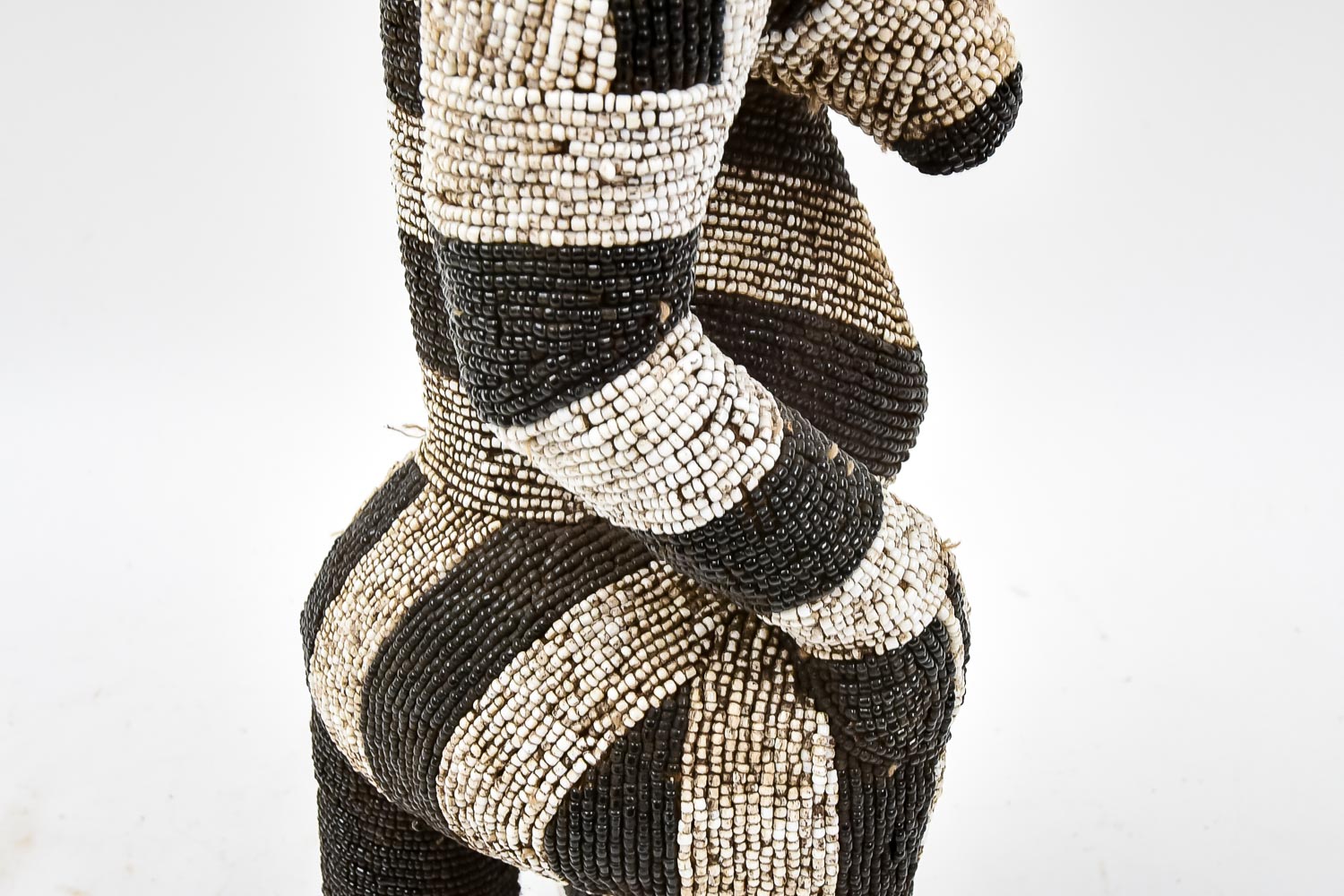 Bamileke Beaded African Sculpture