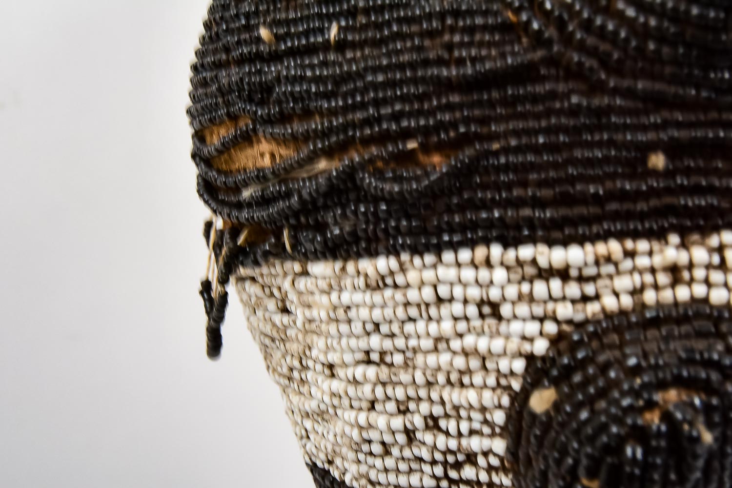 Bamileke Beaded African Sculpture