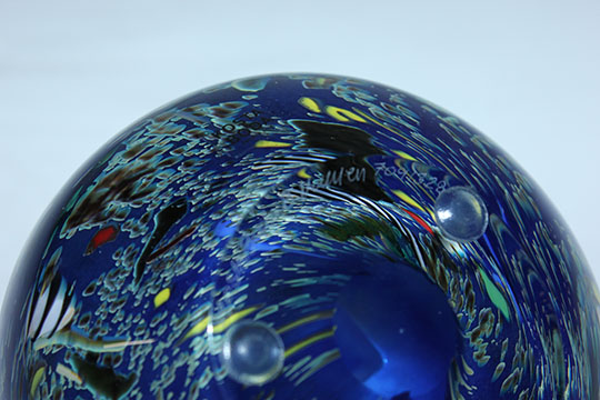 Bertil Vallien "My Universe" Earth Glass Sculpture