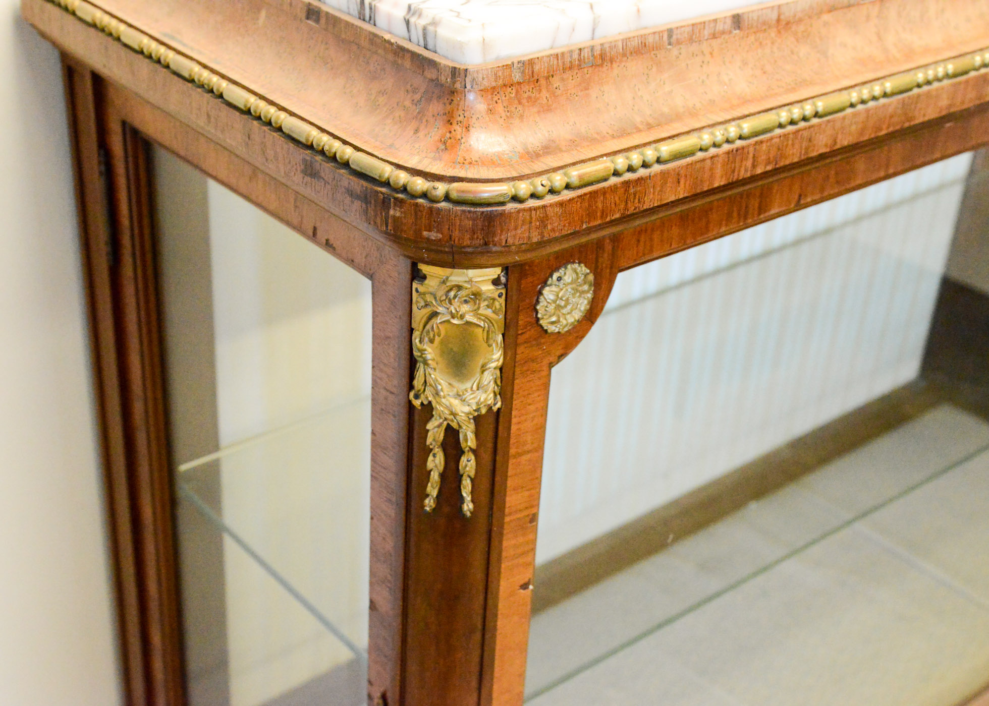 Antique Louis XVI Neo-Classical Style Vitrine