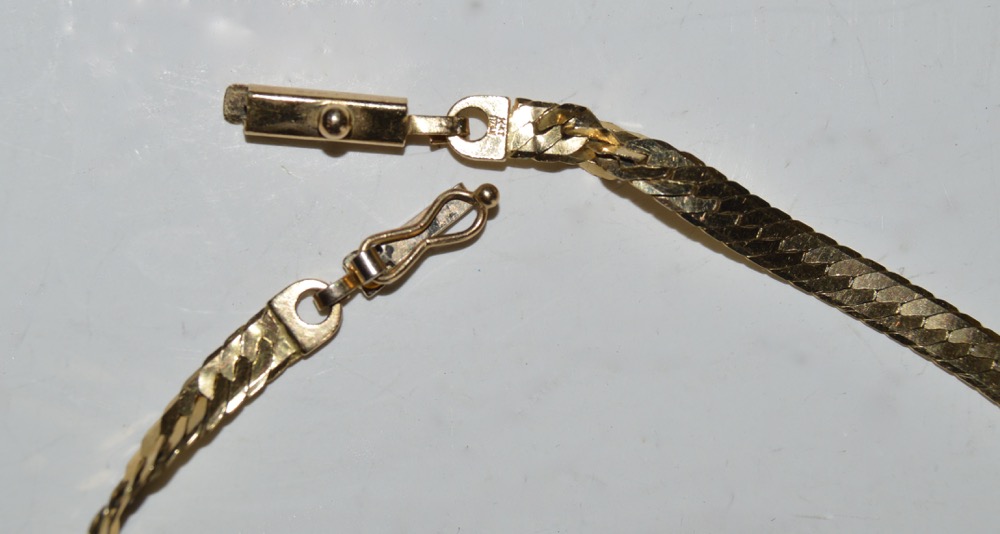 14K Yellow Gold Necklace and Bracelet