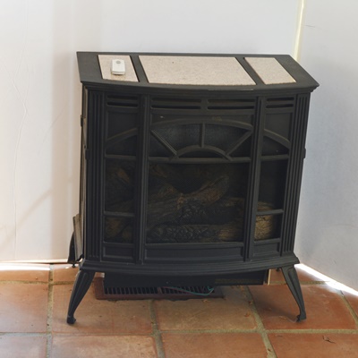 Free Standing Gas Fire Place