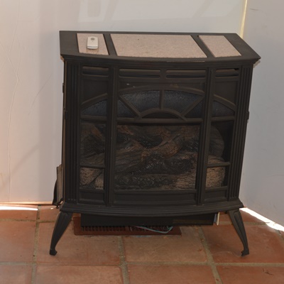 Free Standing Gas Fire Place