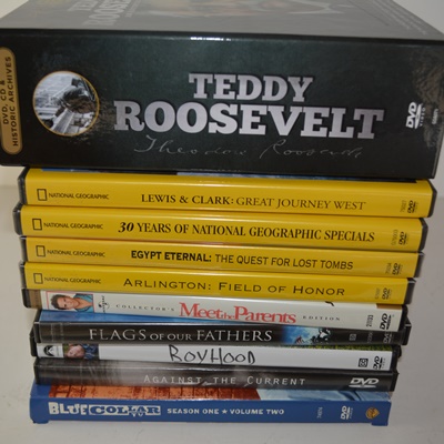 Historical, Nat Geo and Feature DVDs With Trutech DVD Player