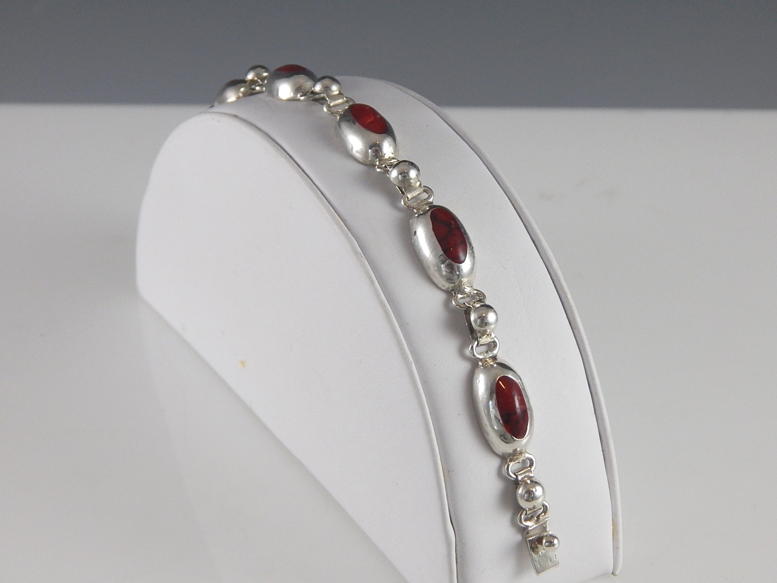 Sterling Silver Turquoise and Coral Jewelry Set